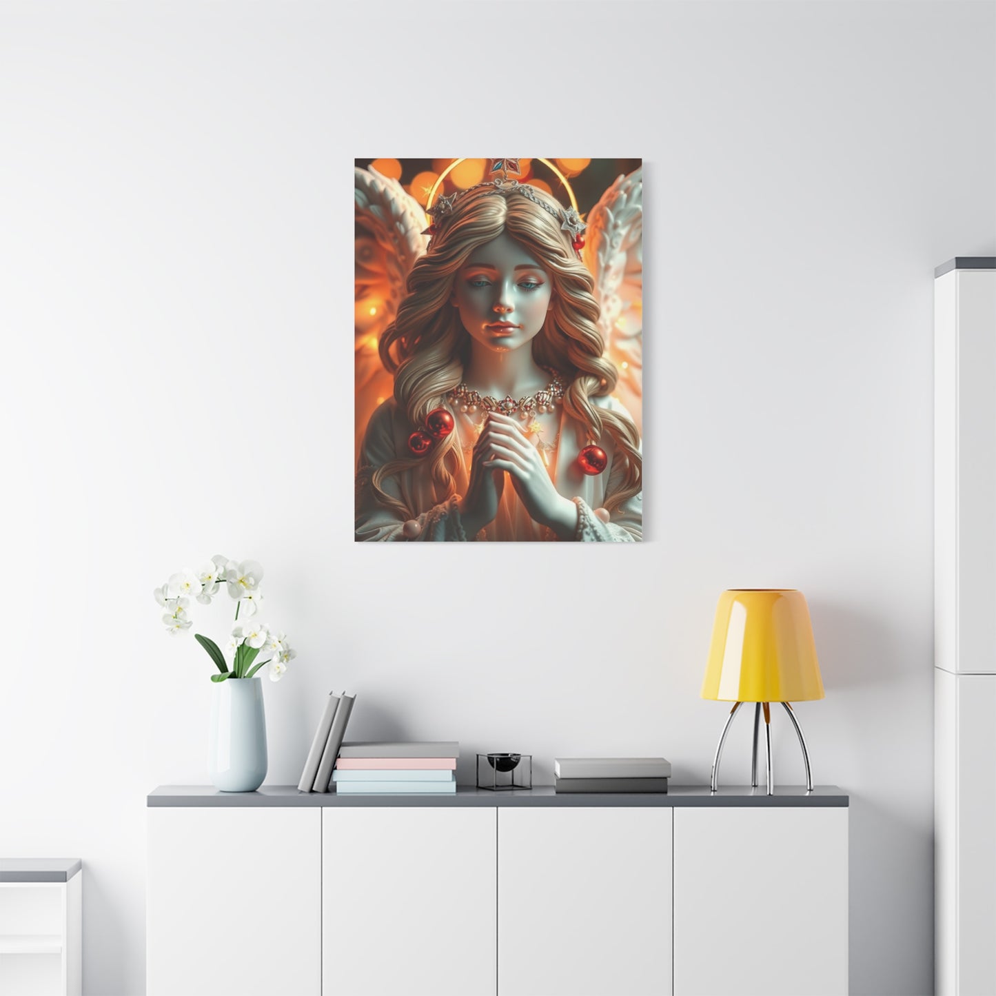 Masterpiece Christmas Angel Art Vision Wall Art & Canvas Print