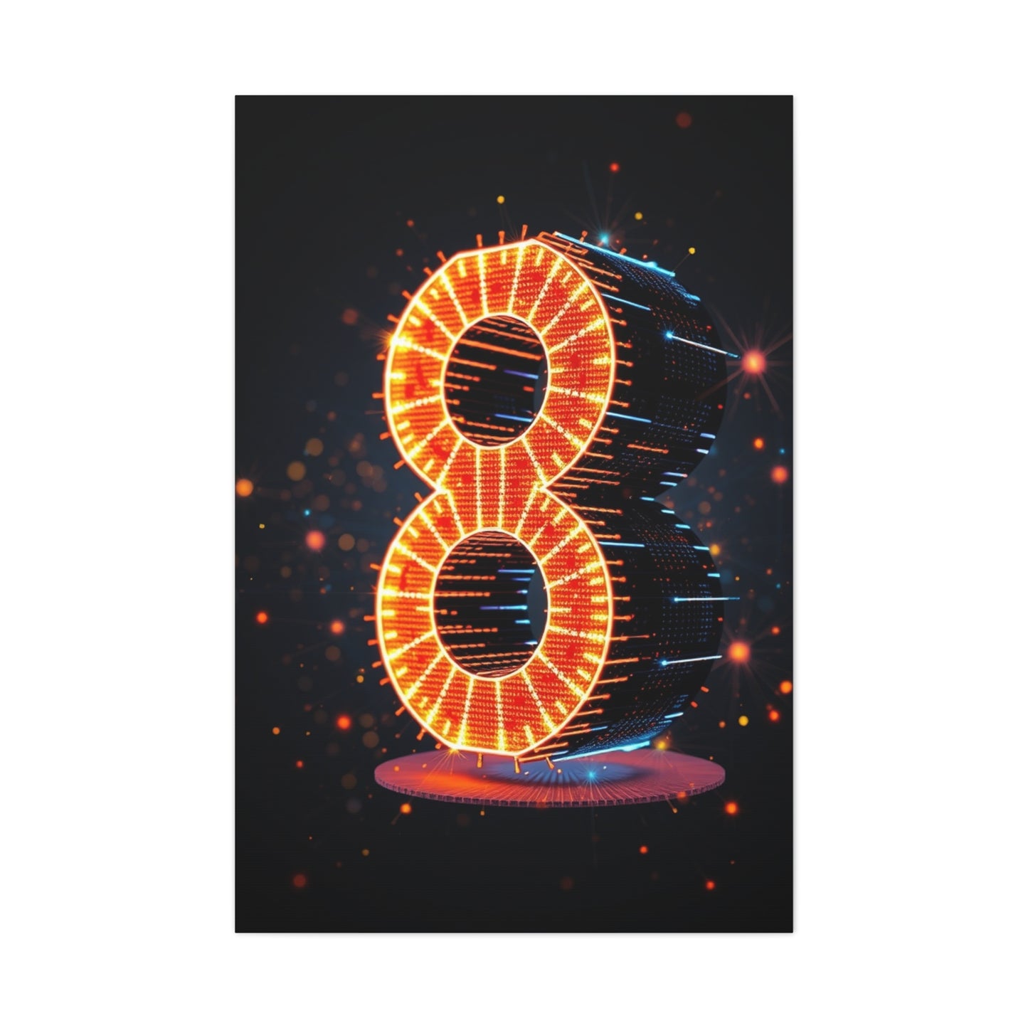 Supreme Numbers Art Collection Wall Art & Canvas Print