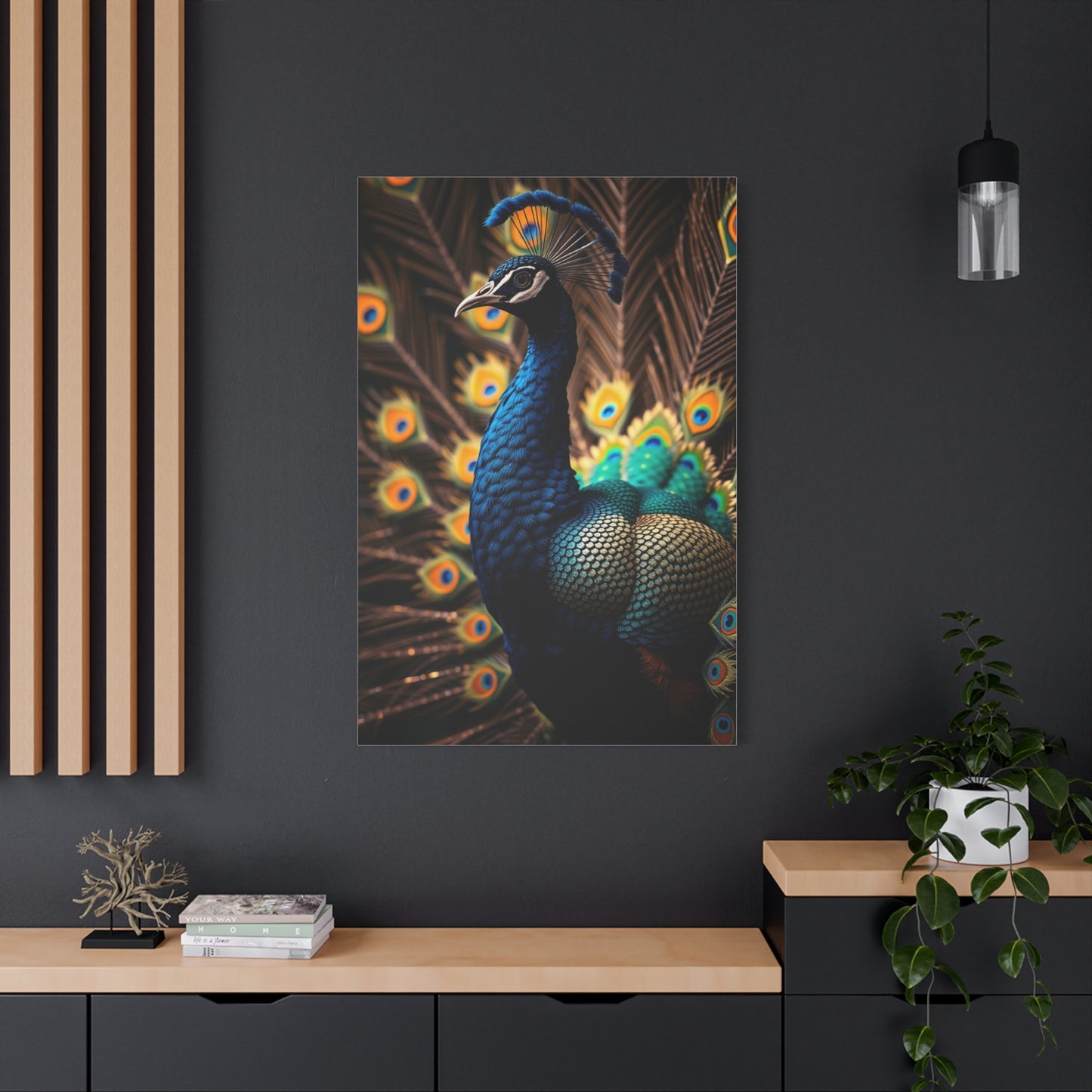 Masterpiece Peacock Art Vision Wall Art & Canvas Print
