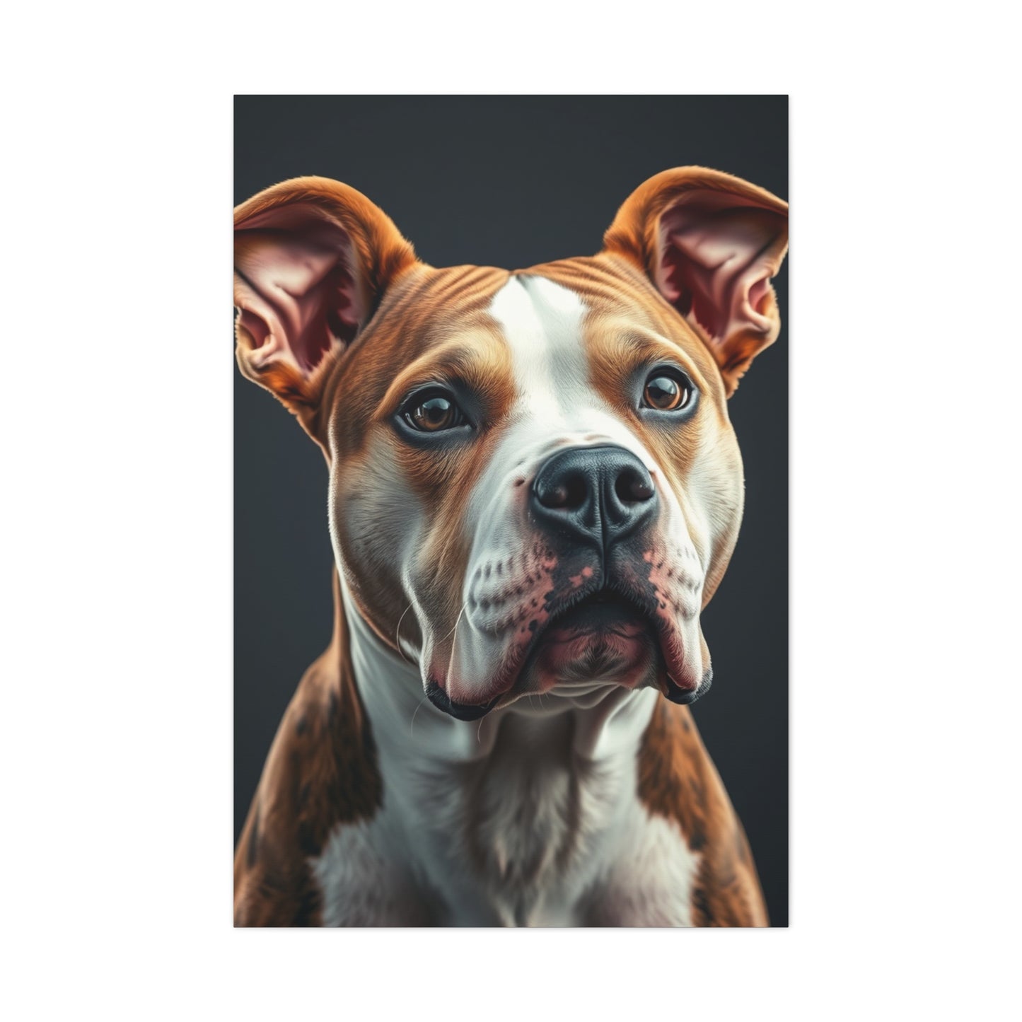 Masterpiece Pit Bull Art Vision Wall Art & Canvas Print