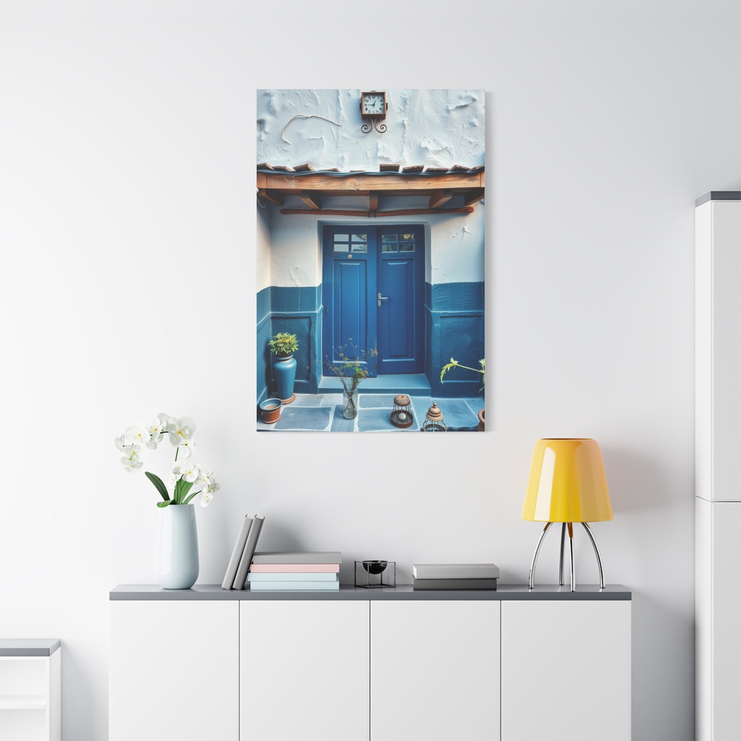 Supreme Blue and White Art Collection Wall Art & Canvas Print