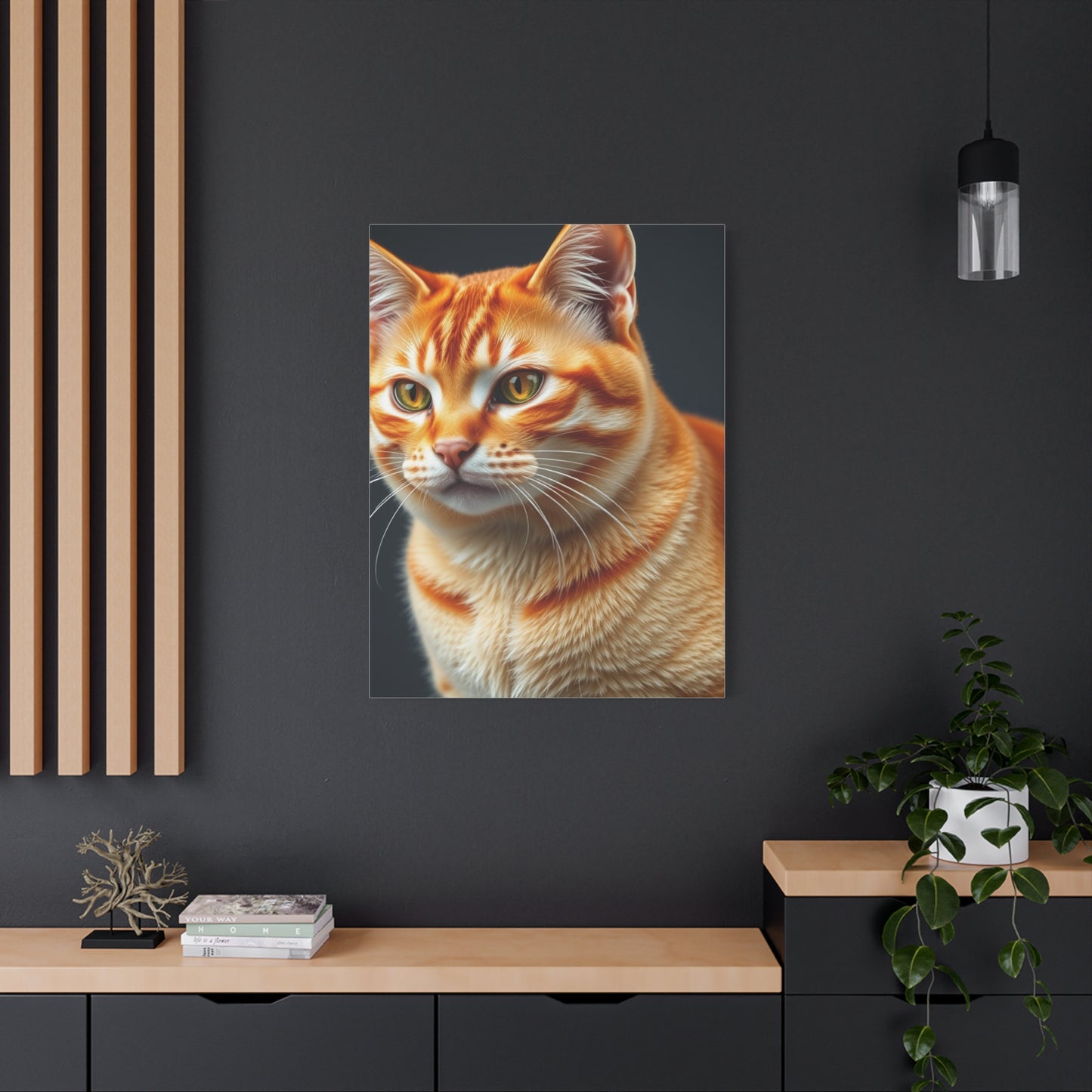 Orange Cat Art Supreme Gallery Wall Art & Canvas Print