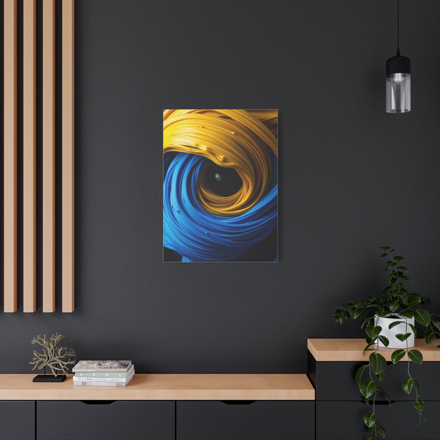 Elite Blue & Yellow Art Vision Wall Art & Canvas Print