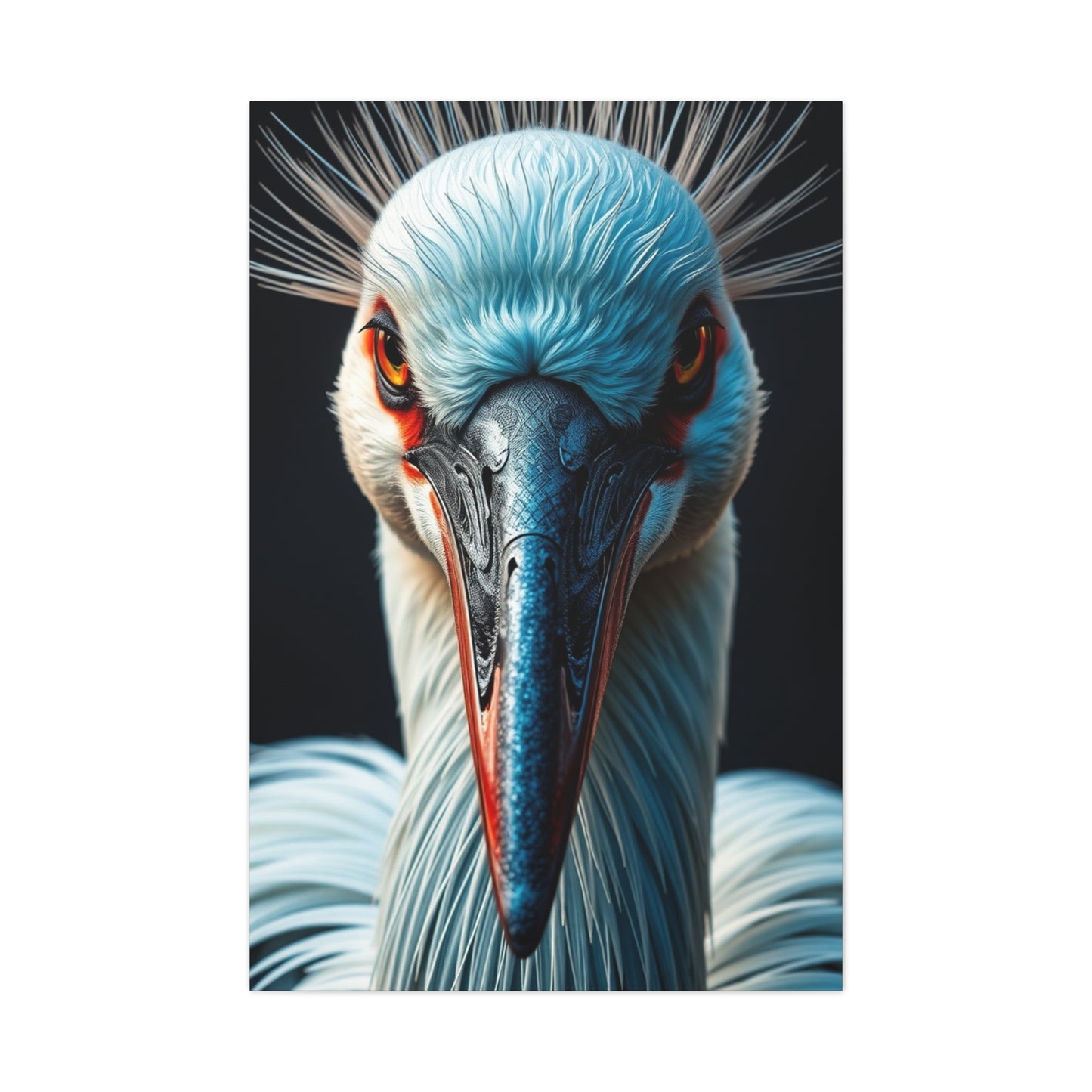 Vision Crane Bird Art Art Wall Art & Canvas Print