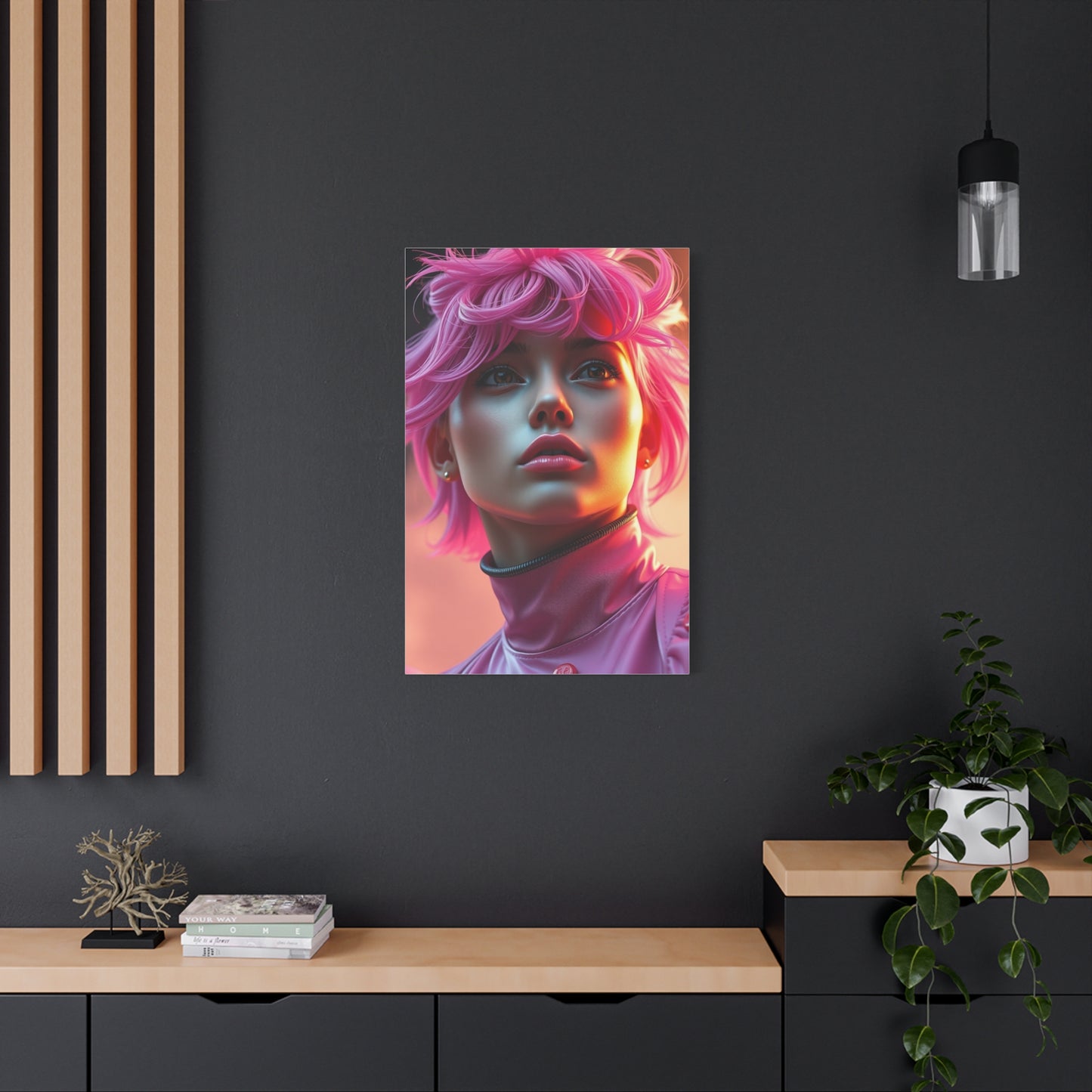 Supreme Gold & Pink Art Collection Wall Art & Canvas Print