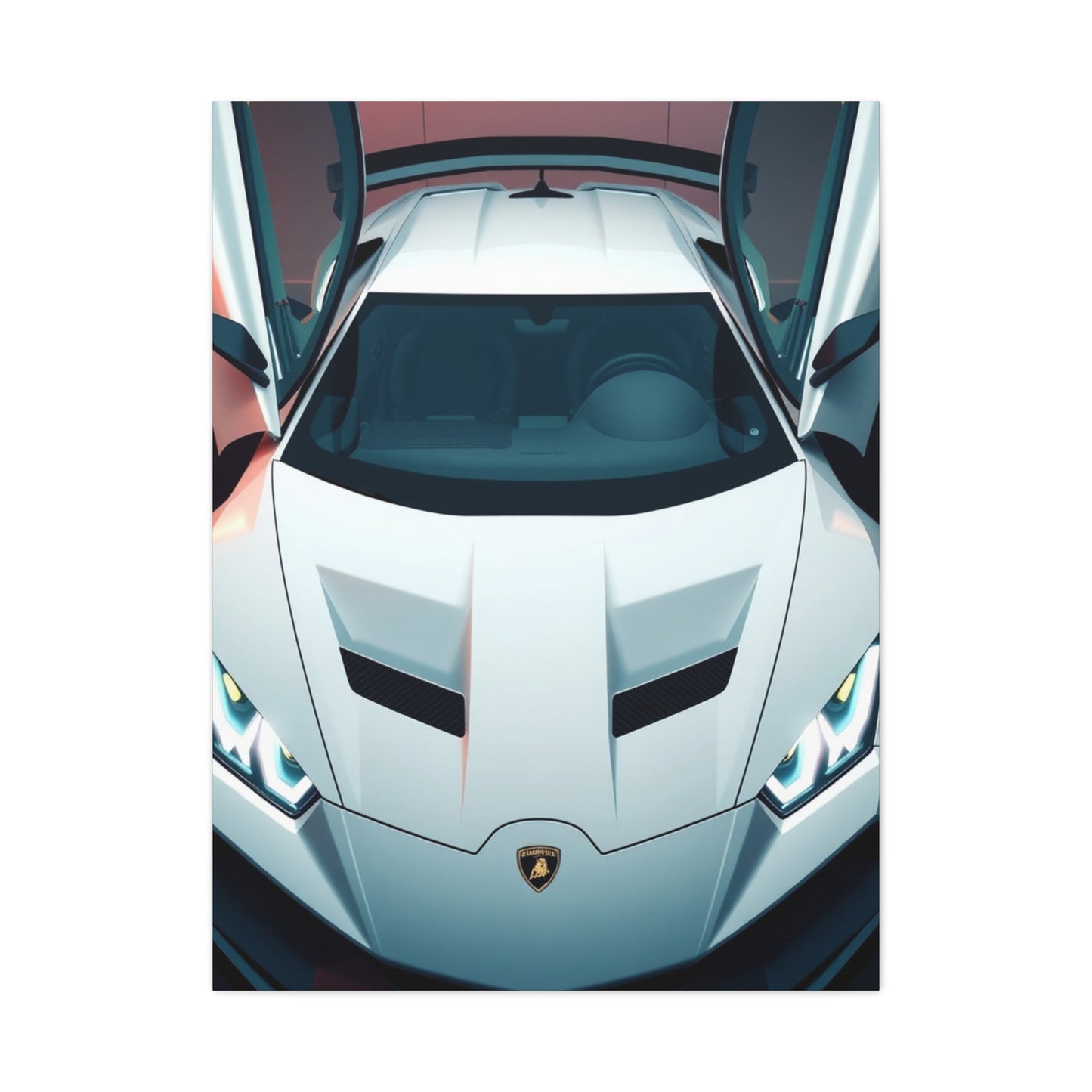Elite Lamborghini Art Vision Wall Art & Canvas Print