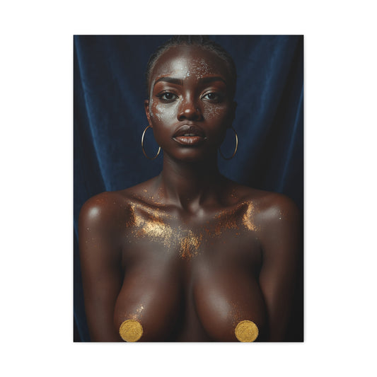 Gold Dust Portrait Study Wall Art & Canvas Print