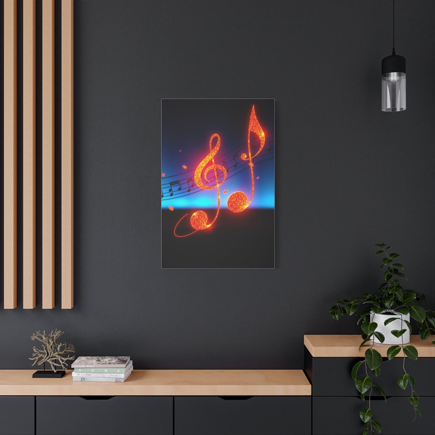 Musical Notes Art Refined Canvas Wall Art & Canvas Print
