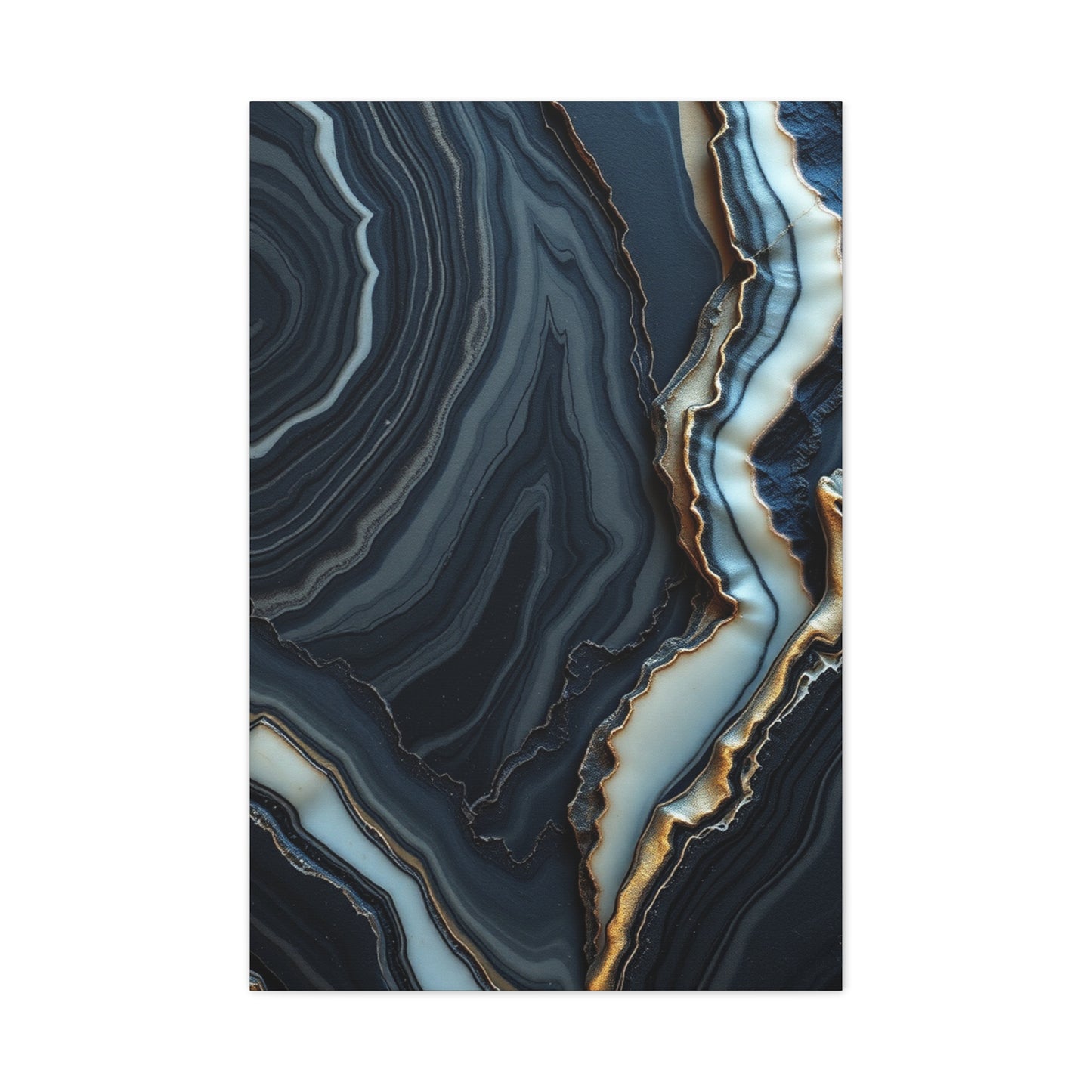 Masterpiece Charcoal, Onyx, and Ivory Art Vision Wall Art & Canvas Print