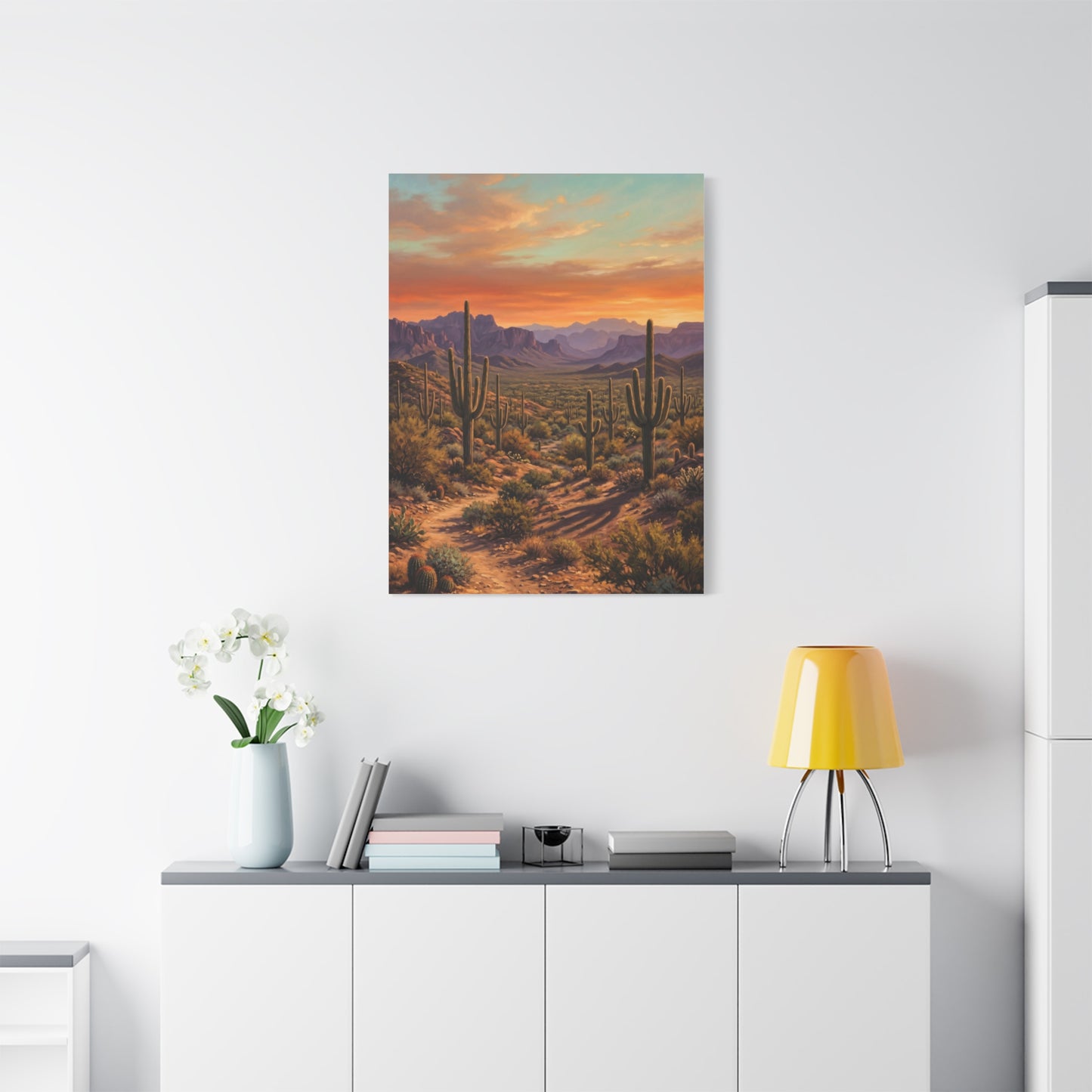 Sonoran Desert Panorama Southwest Wall Art & Canvas Print