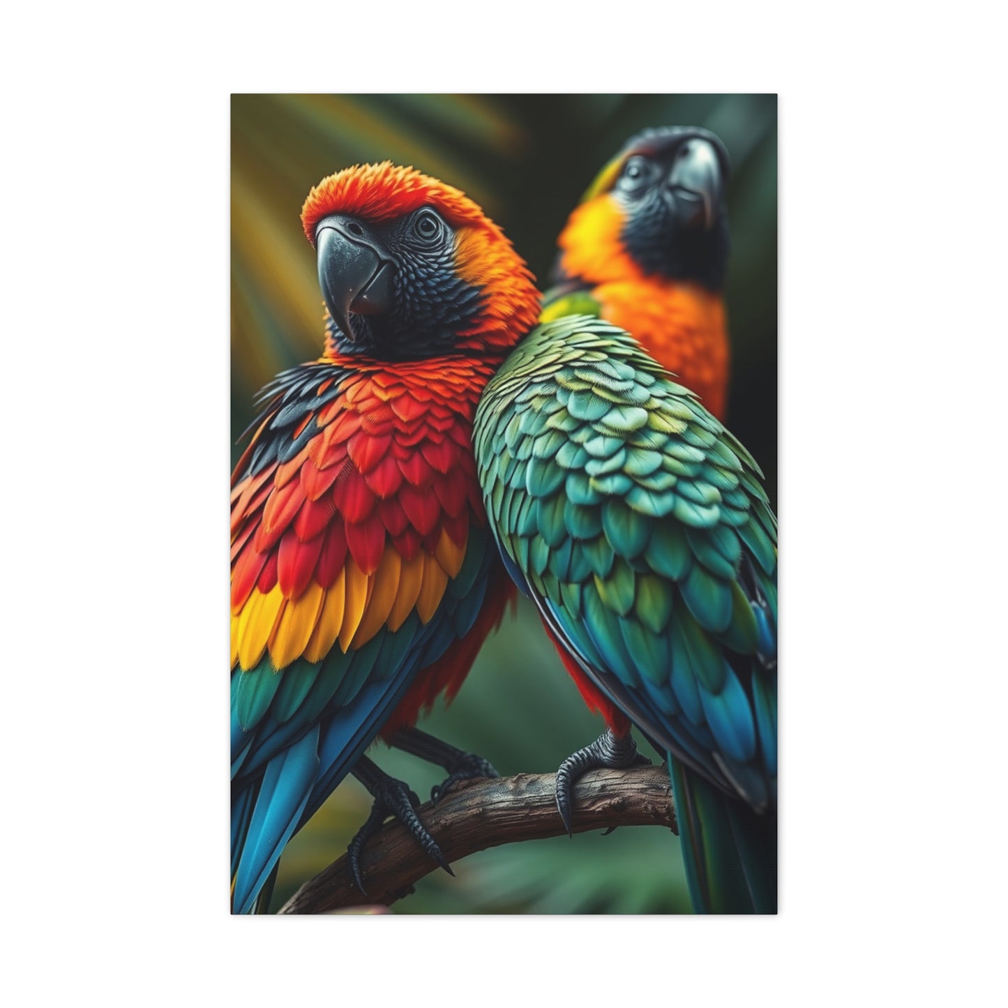 Tropical Birds Art Supreme Gallery Wall Art & Canvas Print