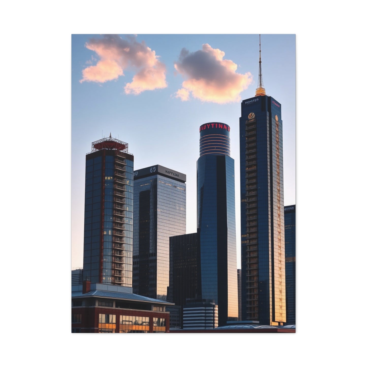 Masterpiece Houston Skylines Art Vision Wall Art & Canvas Print
