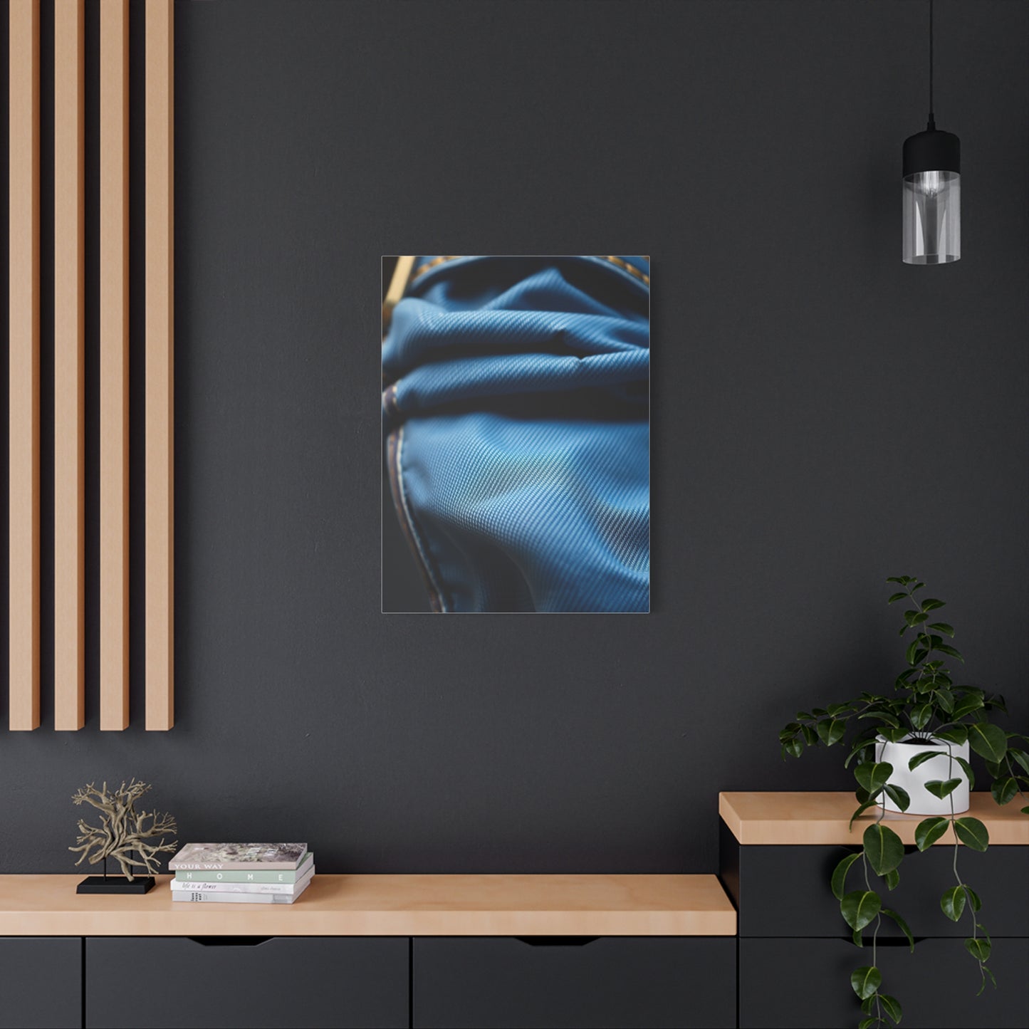 Elite Denim and Leather Art Vision Wall Art & Canvas Print