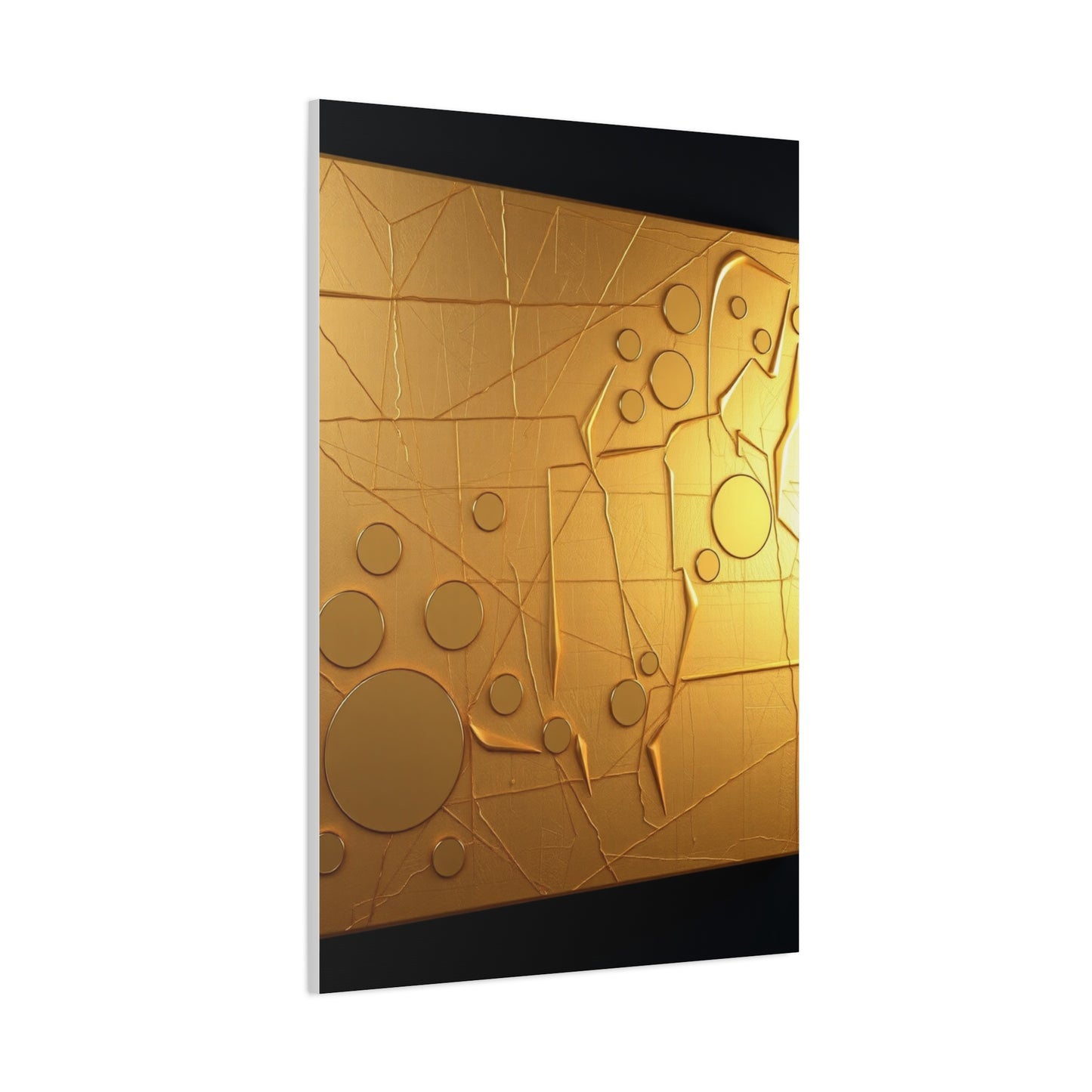 Masterpiece Gold & Silver Canvas Art Vision Wall Art & Canvas Print