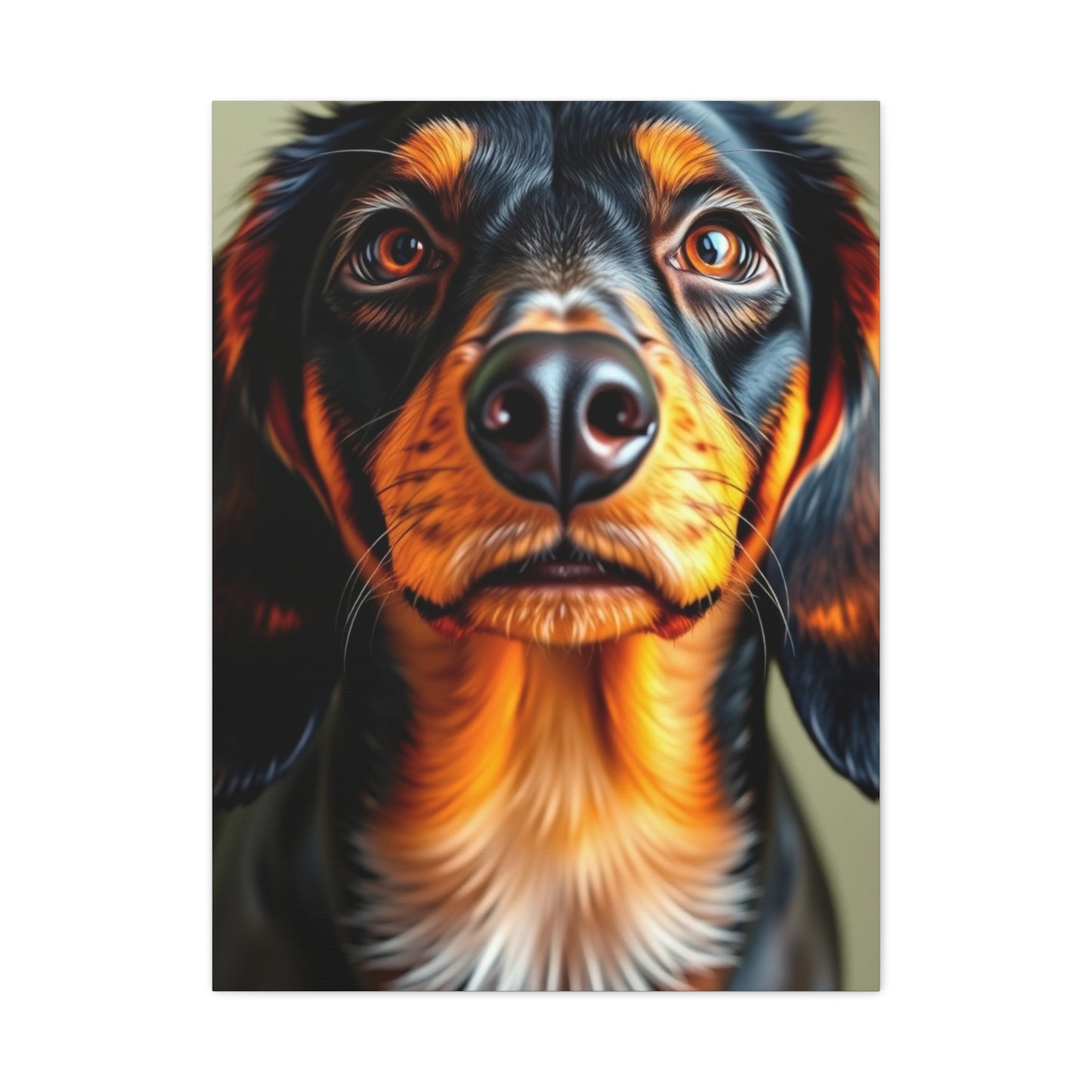 Vision Dachshund Art Art Wall Art & Canvas Print