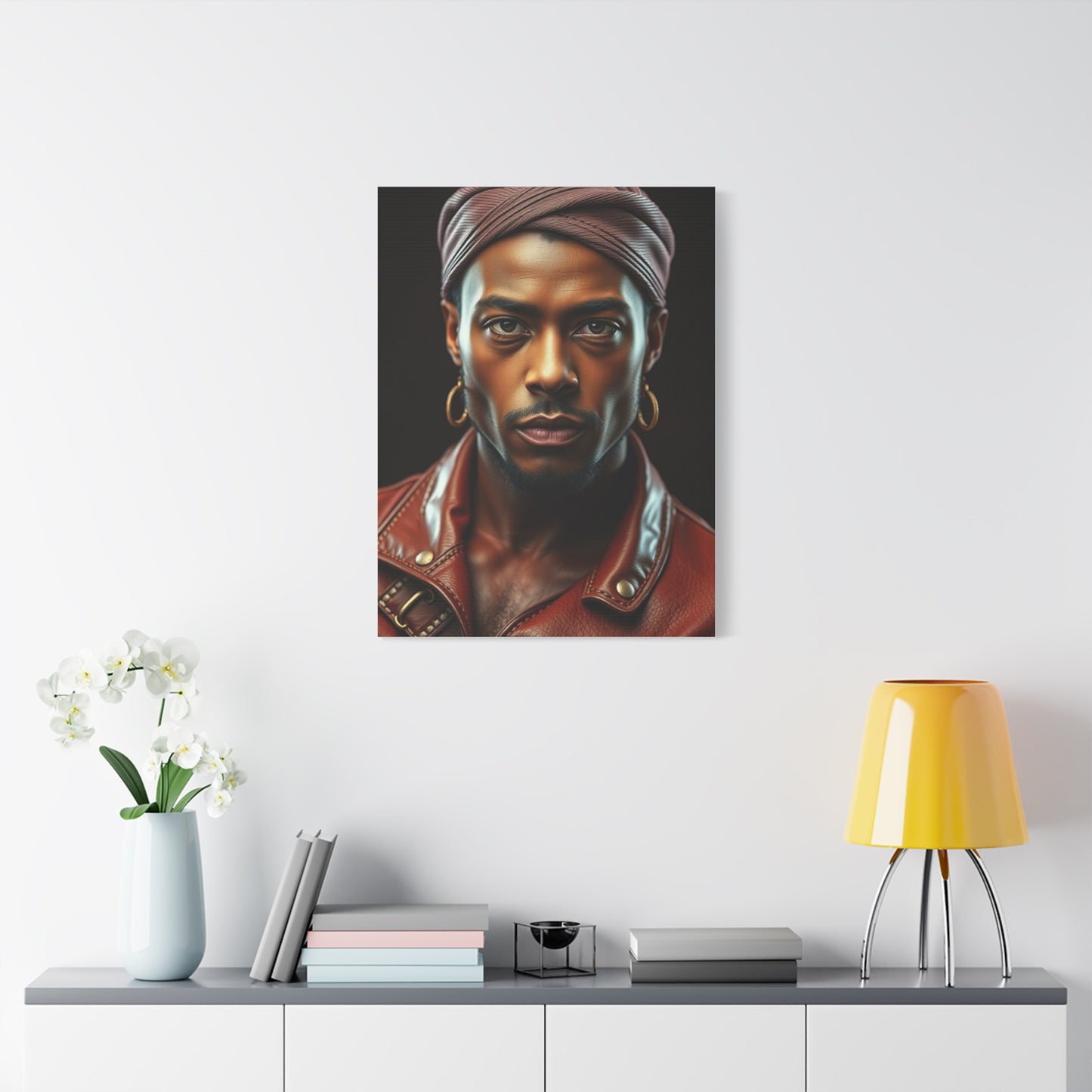 Vision Denim and Leather Art Art Wall Art & Canvas Print