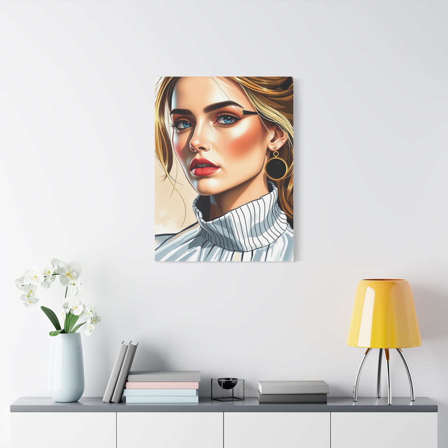 Supreme Fashion Illustration & Drawings Art Collection Wall Art & Canvas Print