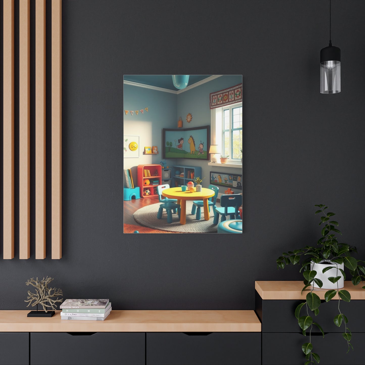 Masterpiece Kids Playroom Art Vision Wall Art & Canvas Print