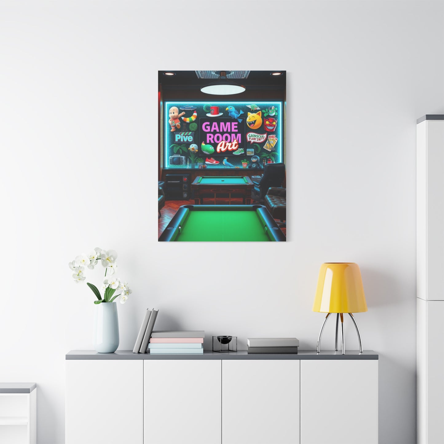 Supreme Game Room Art Collection Wall Art & Canvas Print