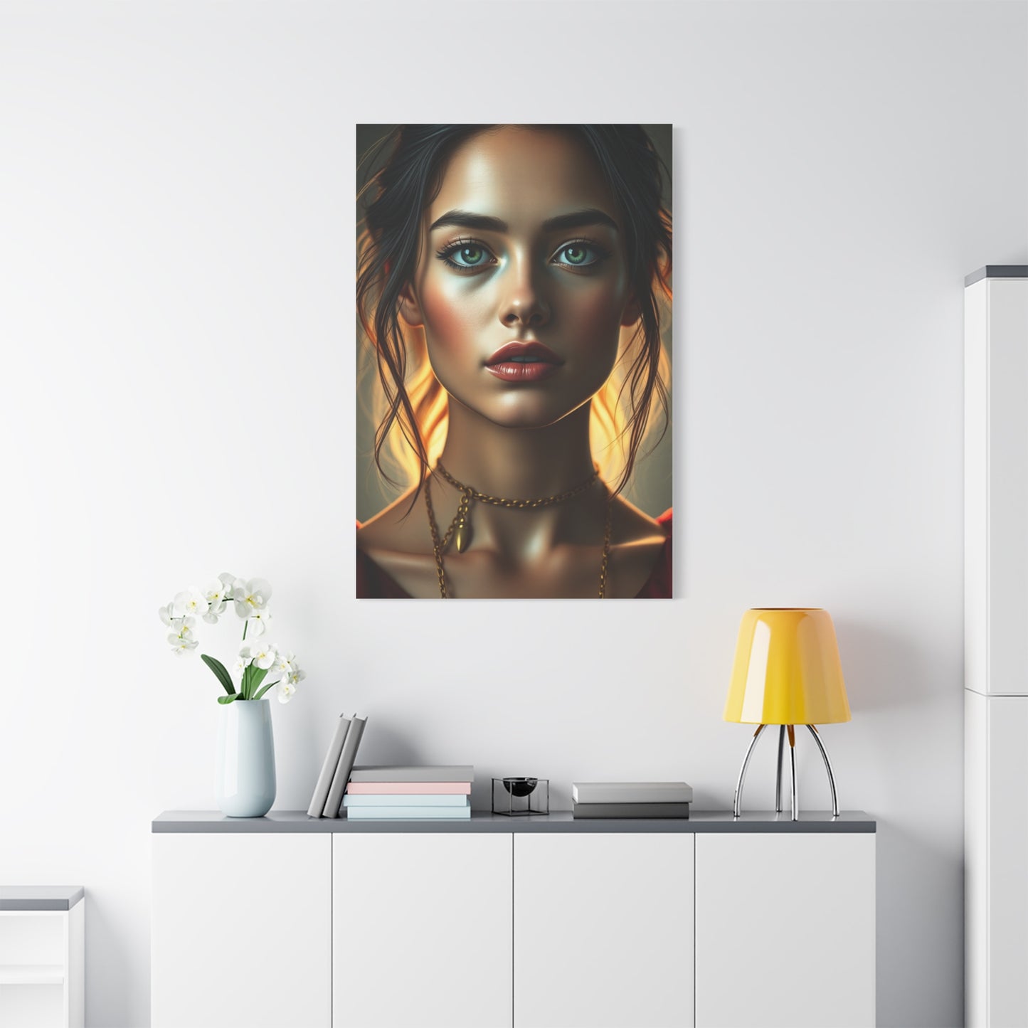 Elite Female Portrait Art Vision Wall Art & Canvas Print