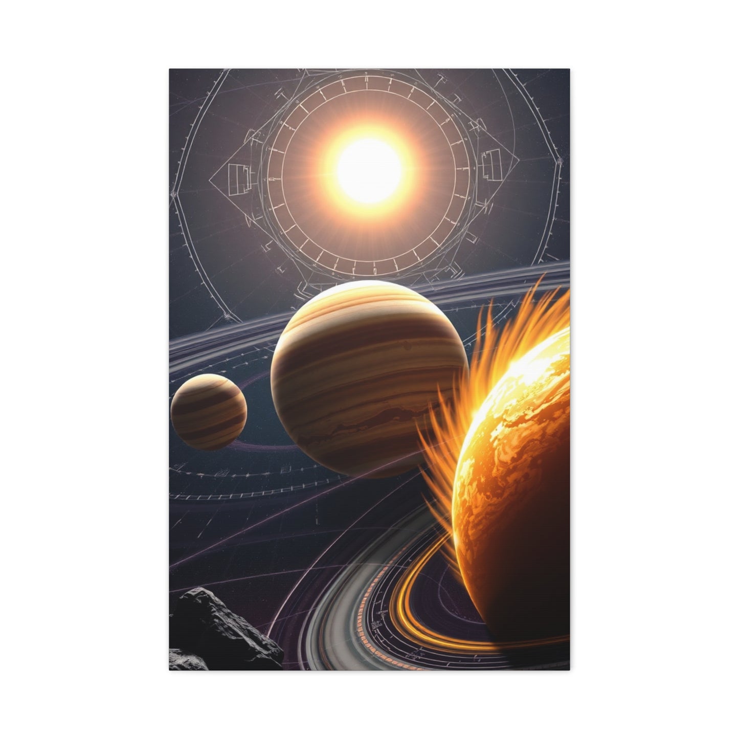 Solar System Wall Art Supreme Gallery Wall Art & Canvas Print