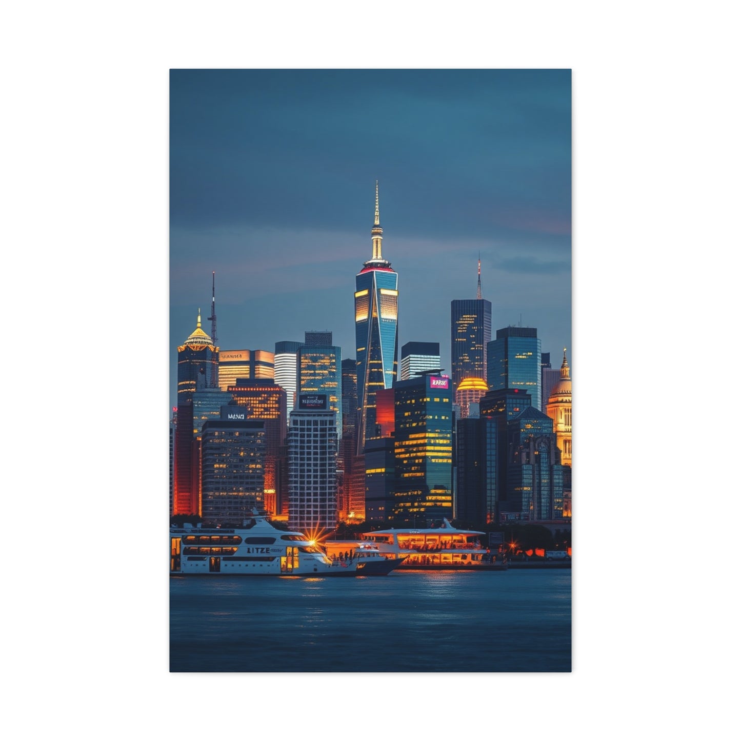Supreme City Skylines Art Collection Wall Art & Canvas Print