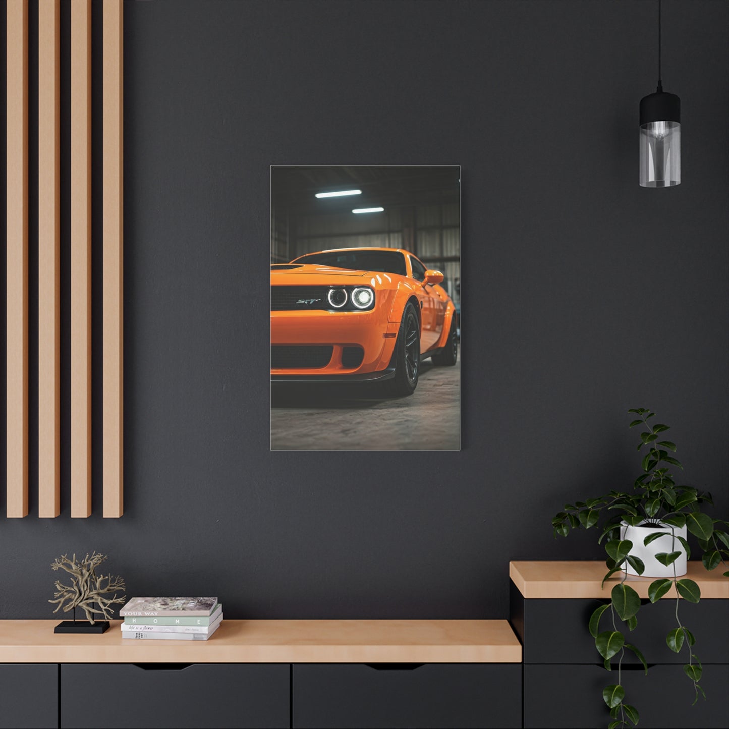 Dodge Challenger SRT Demon Underground Torque Scene Wall Art & Canvas Prints