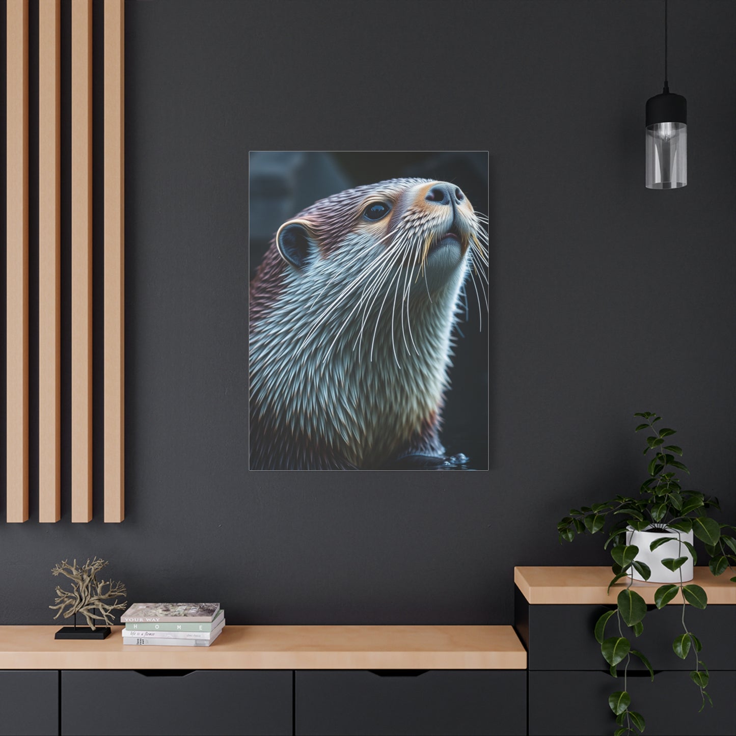 Masterpiece Otter Art Vision Wall Art & Canvas Print
