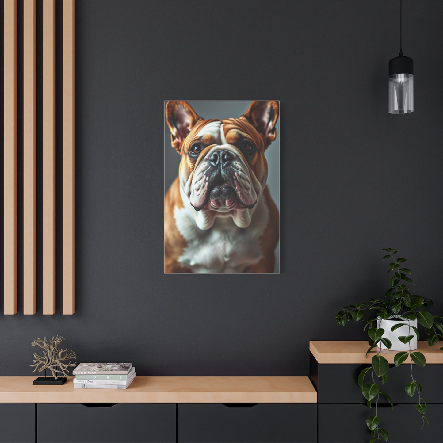Vision Bulldog Art Art Wall Art & Canvas Print
