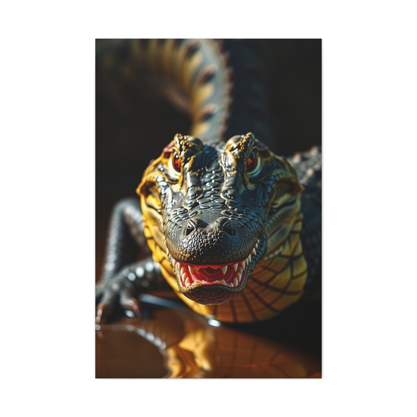 Supreme Crocodile & Alligator Art Collection Wall Art & Canvas Print