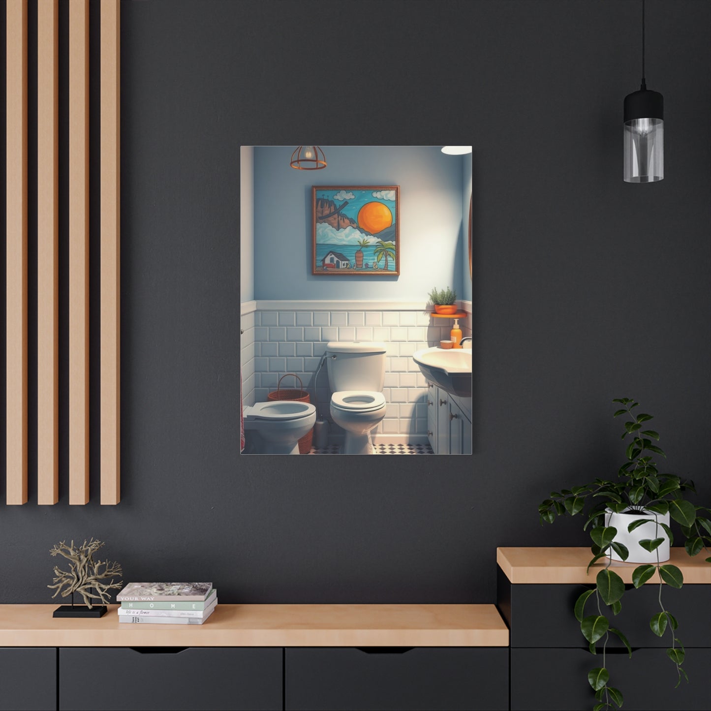 Kid’s Bathroom Art Supreme Gallery Wall Art & Canvas Print