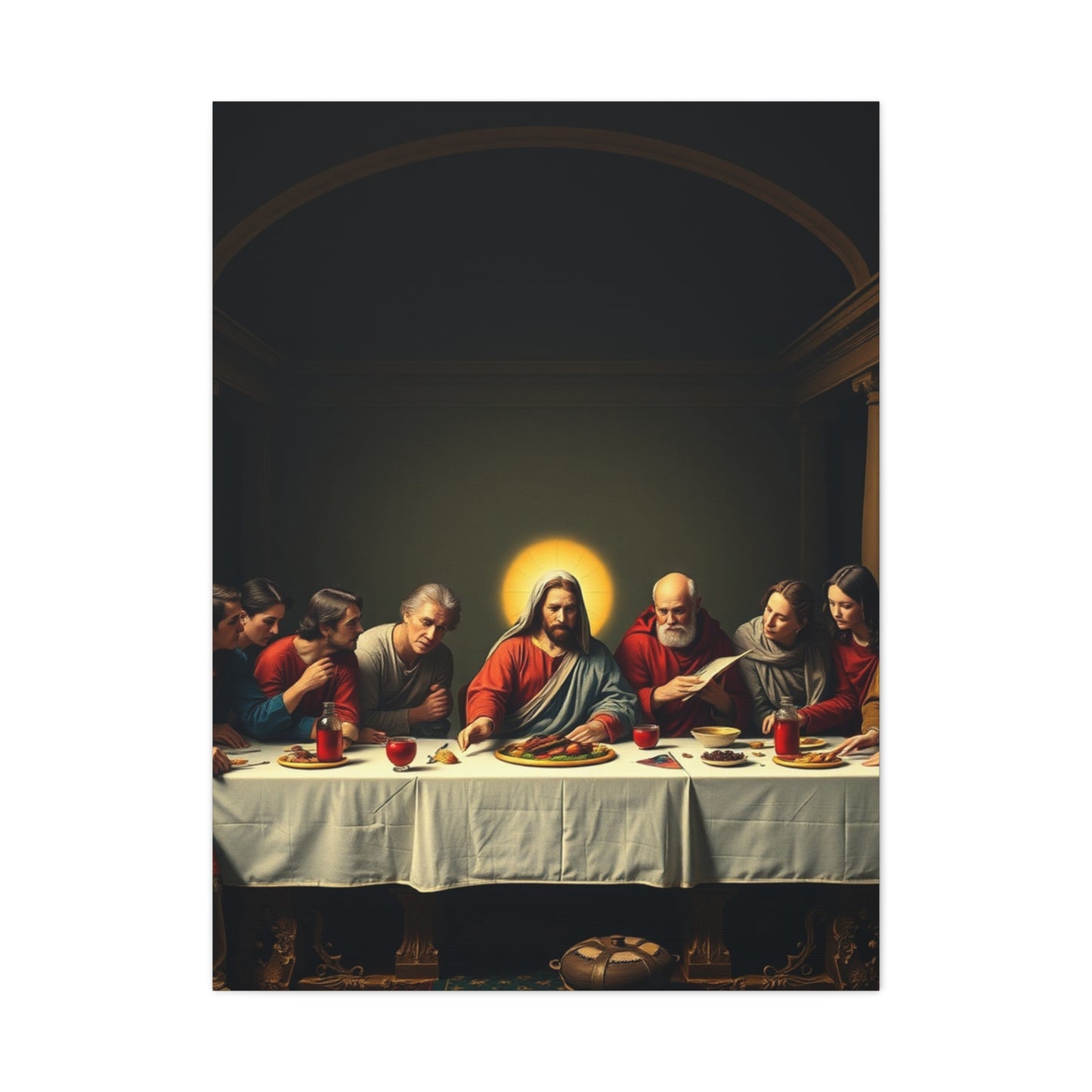 Masterpiece The Last Supper Art Vision Wall Art & Canvas Print