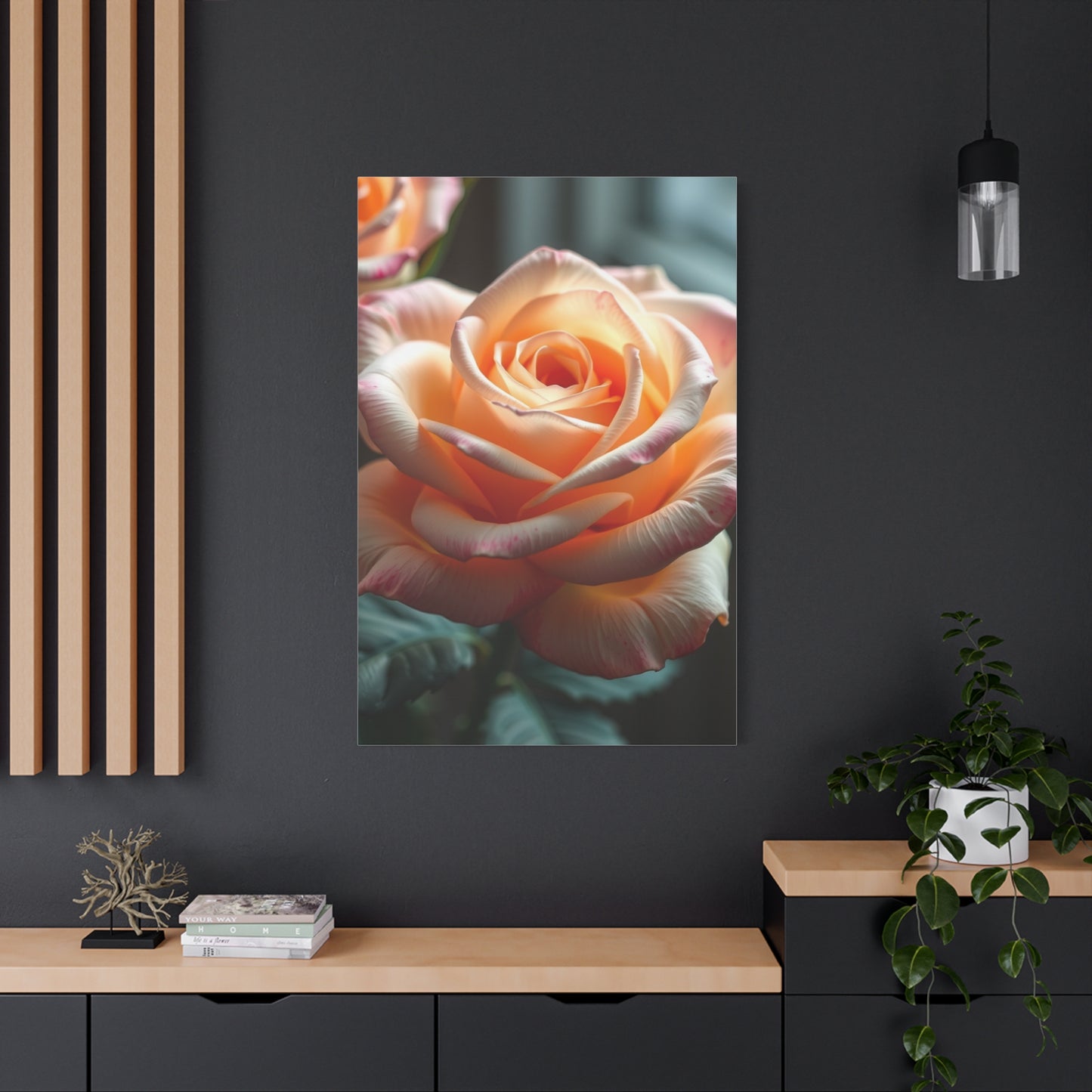 Rose Flower Art Refined Canvas Wall Art & Canvas Print