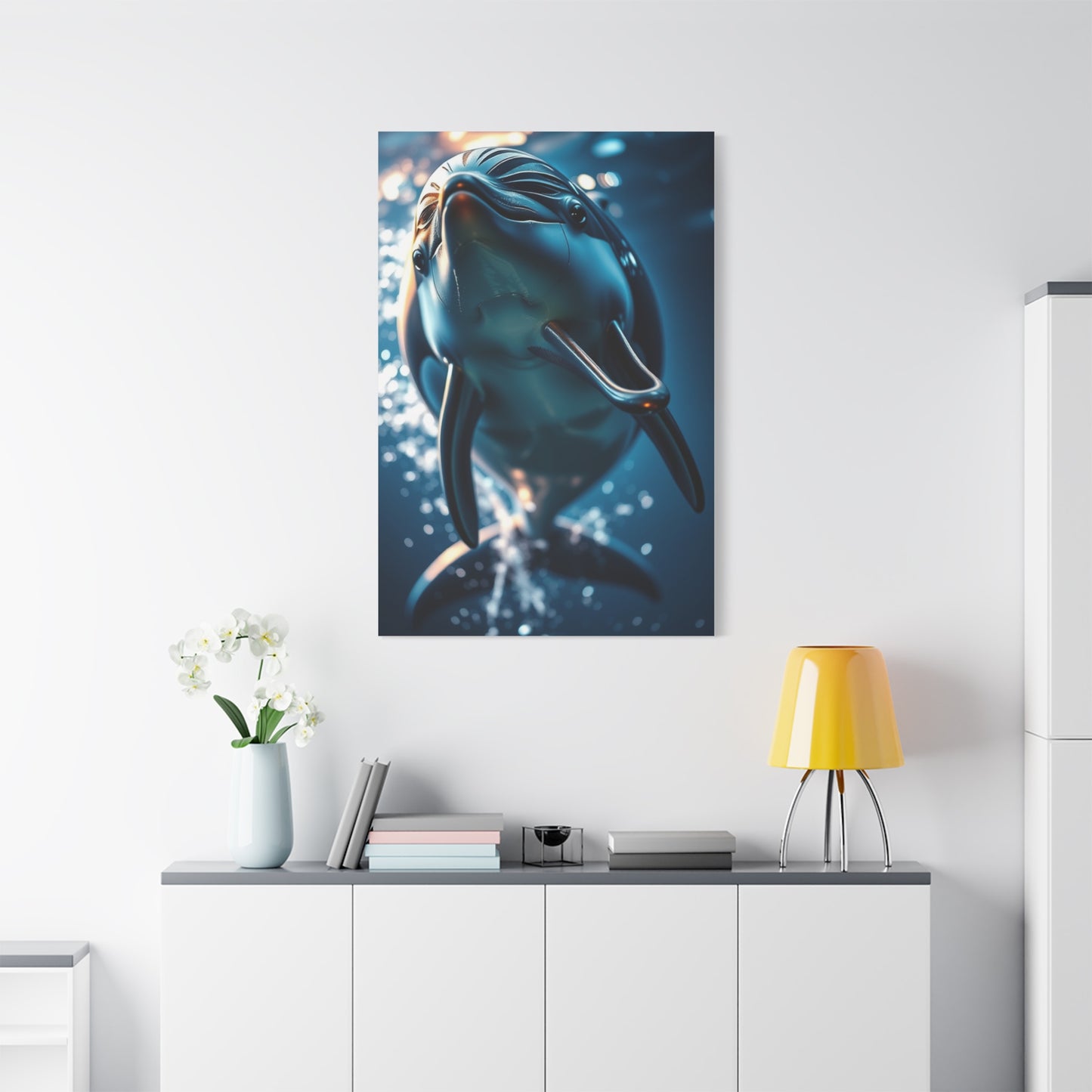 Masterpiece Dolphin Art Vision Wall Art & Canvas Print