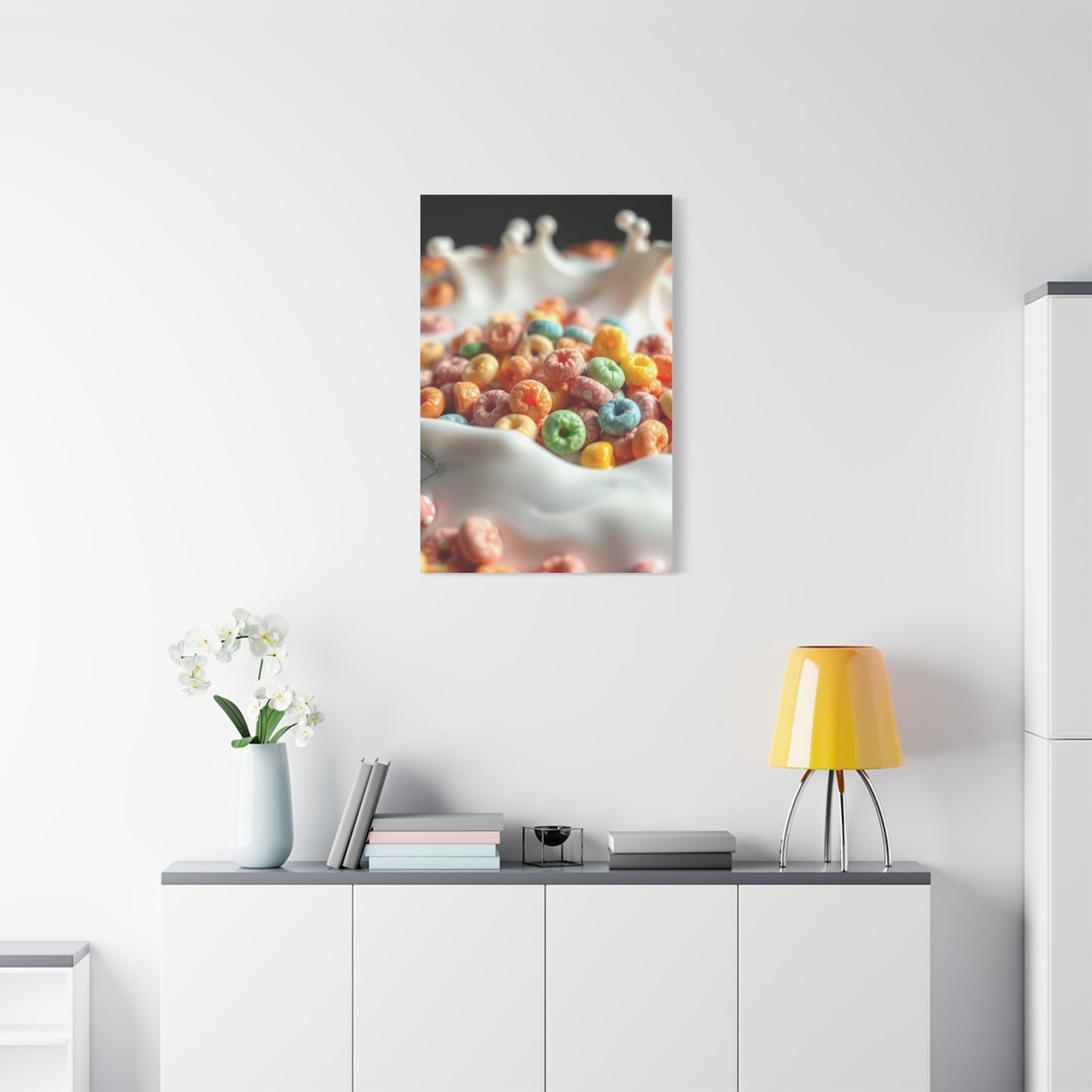 Ornate Cereal Reverie Canvas Wall Art & Canvas Print