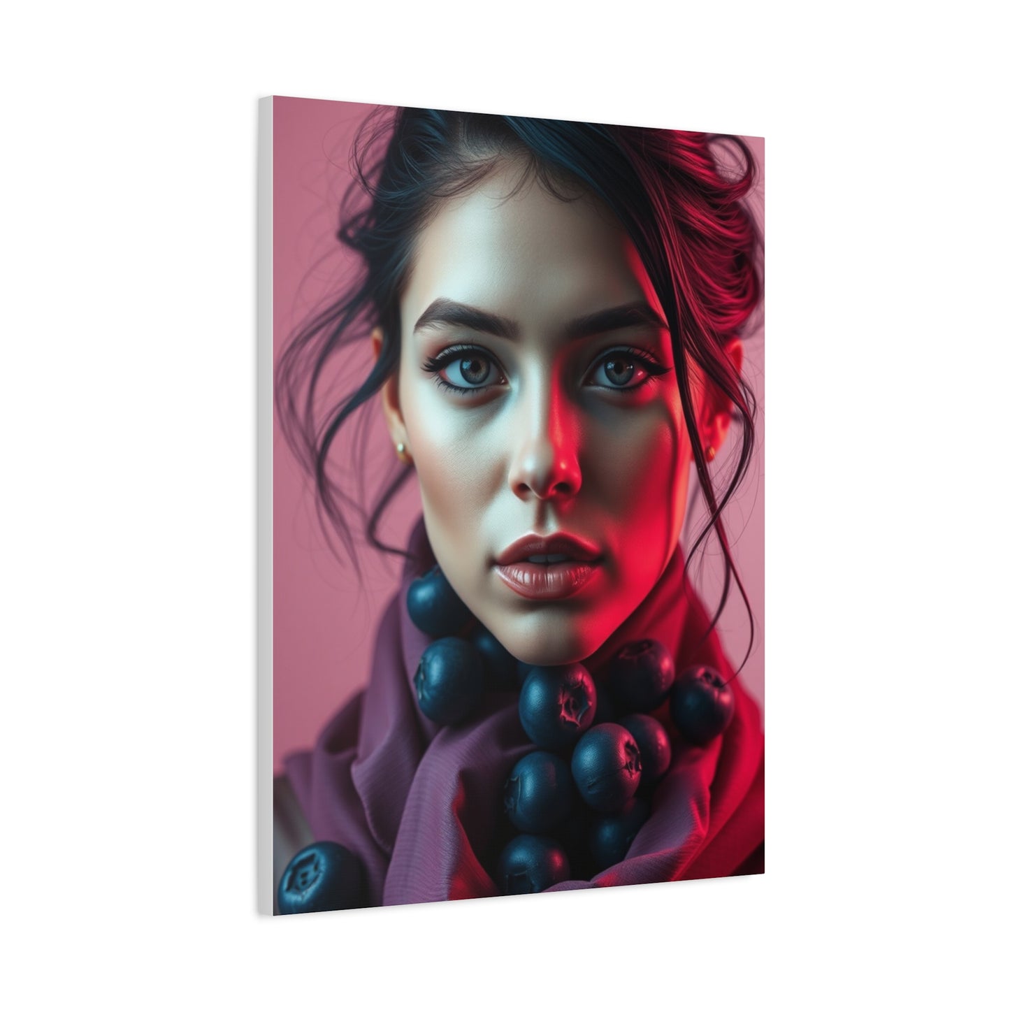 Supreme Blush and Blueberry Art Collection Wall Art & Canvas Print