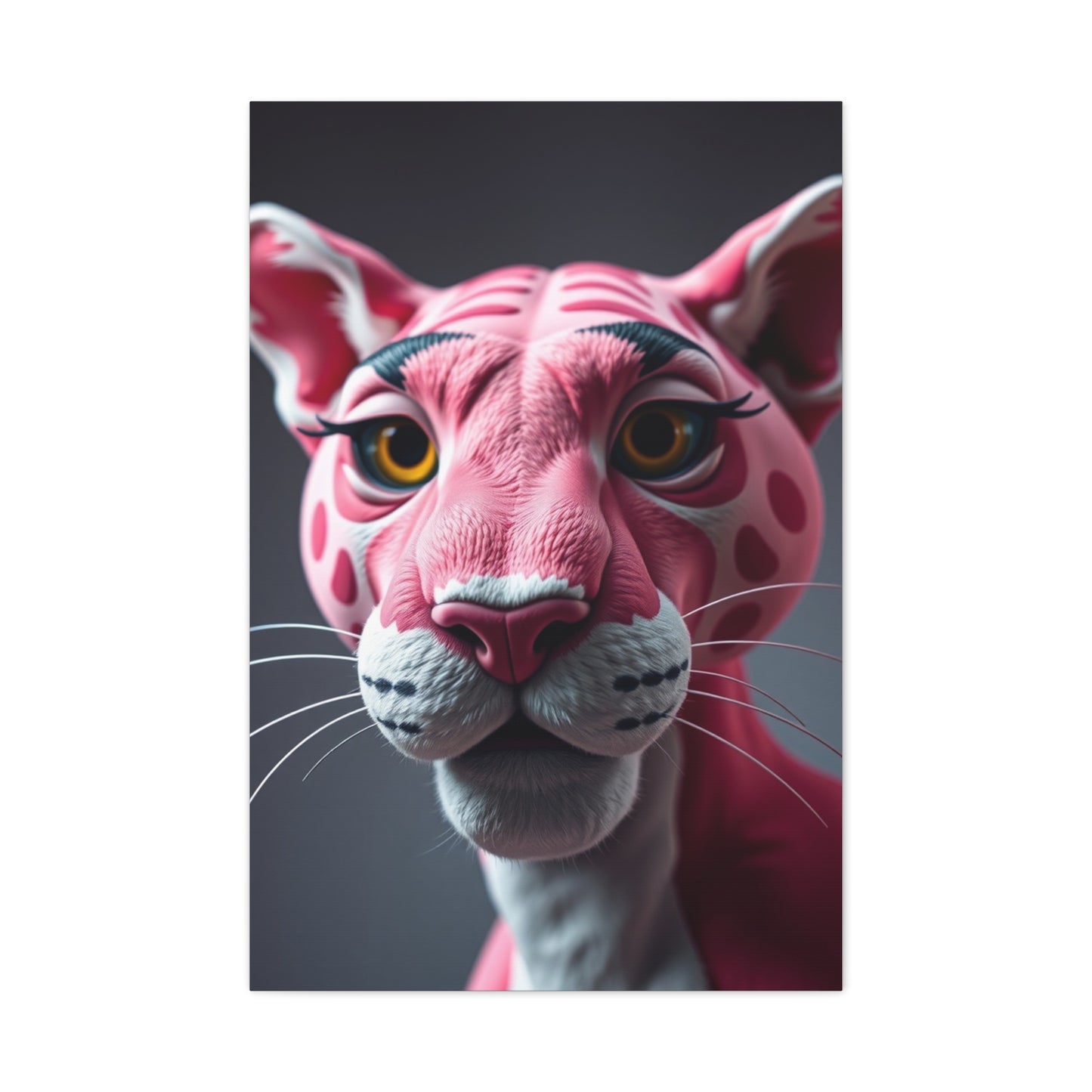 Pink Majesty Panther Wall Art Wall Art & Canvas Print