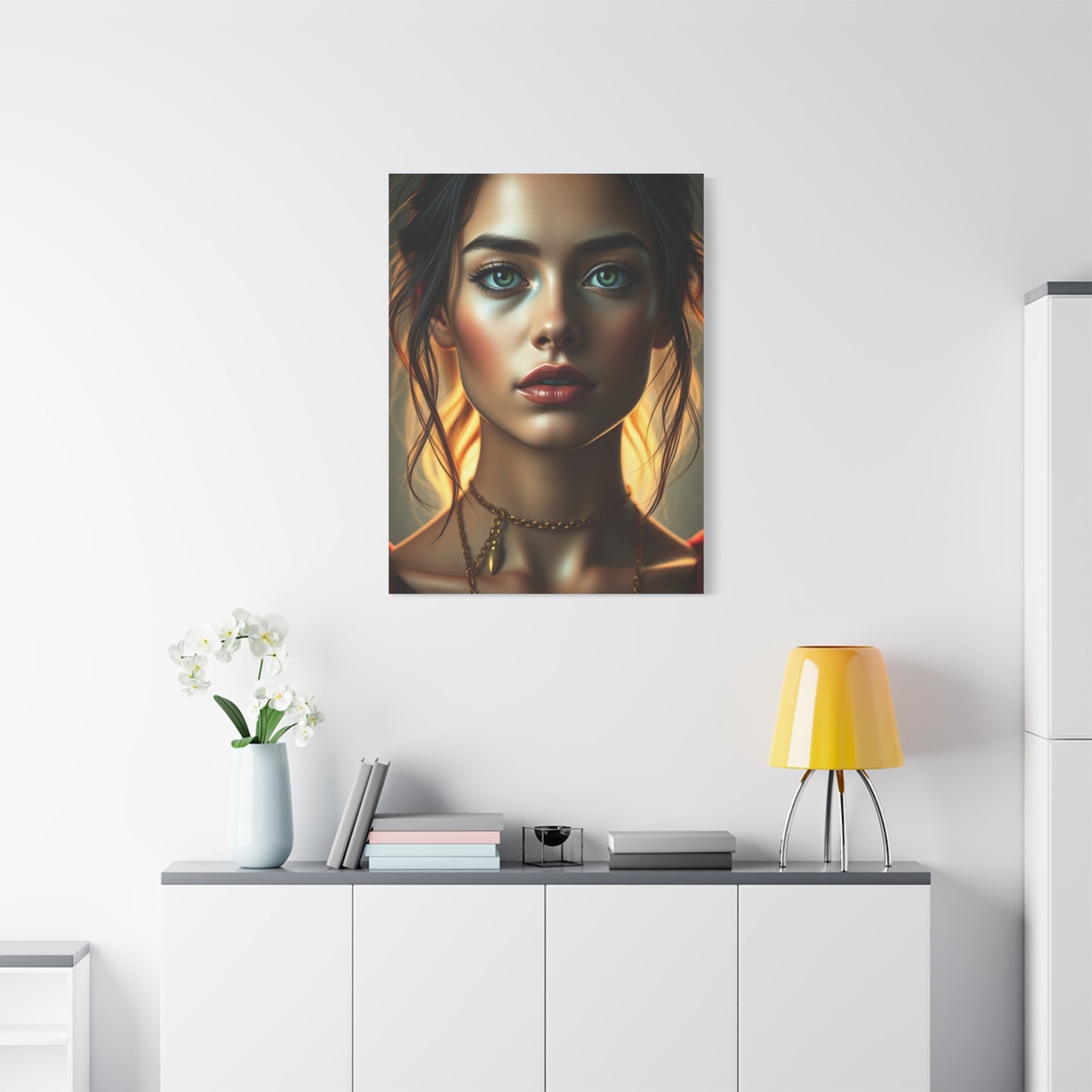 Elite Female Portrait Art Vision Wall Art & Canvas Print