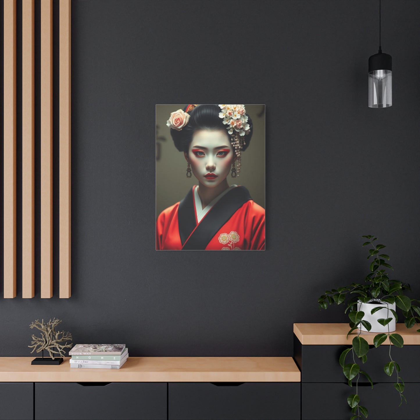 Geisha Art Refined Canvas Wall Art & Canvas Print