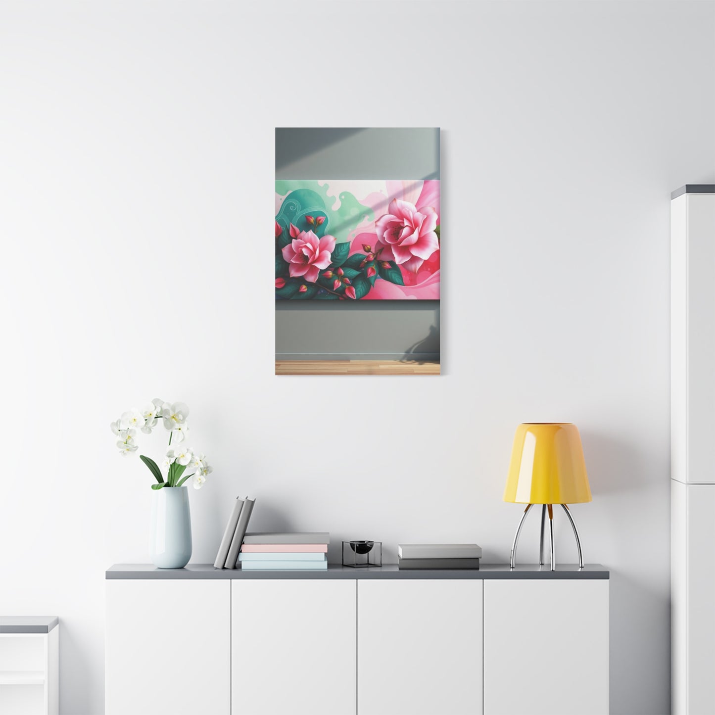 Green & Pink Canvas Art Supreme Gallery Wall Art & Canvas Print