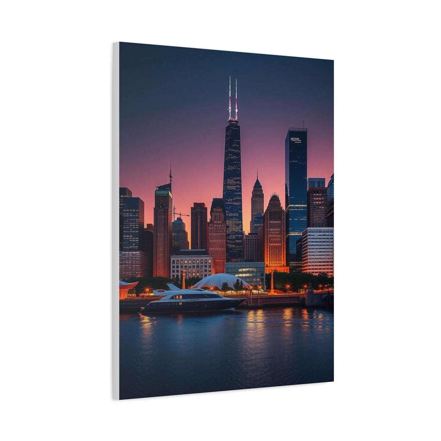 Elite Chicago Skylines Art Vision Wall Art & Canvas Print