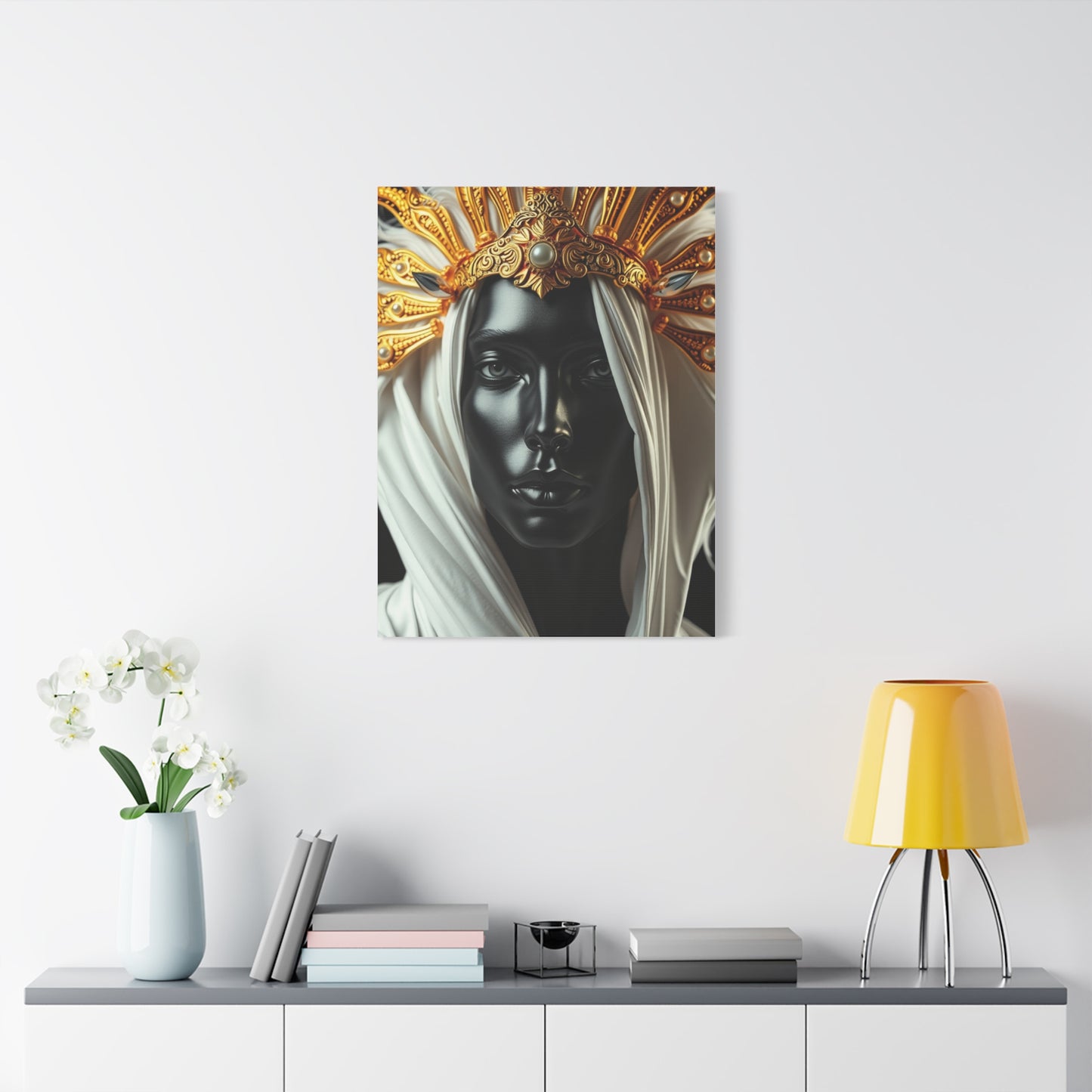 Supreme Black White and Gold Art Collection Wall Art & Canvas Print