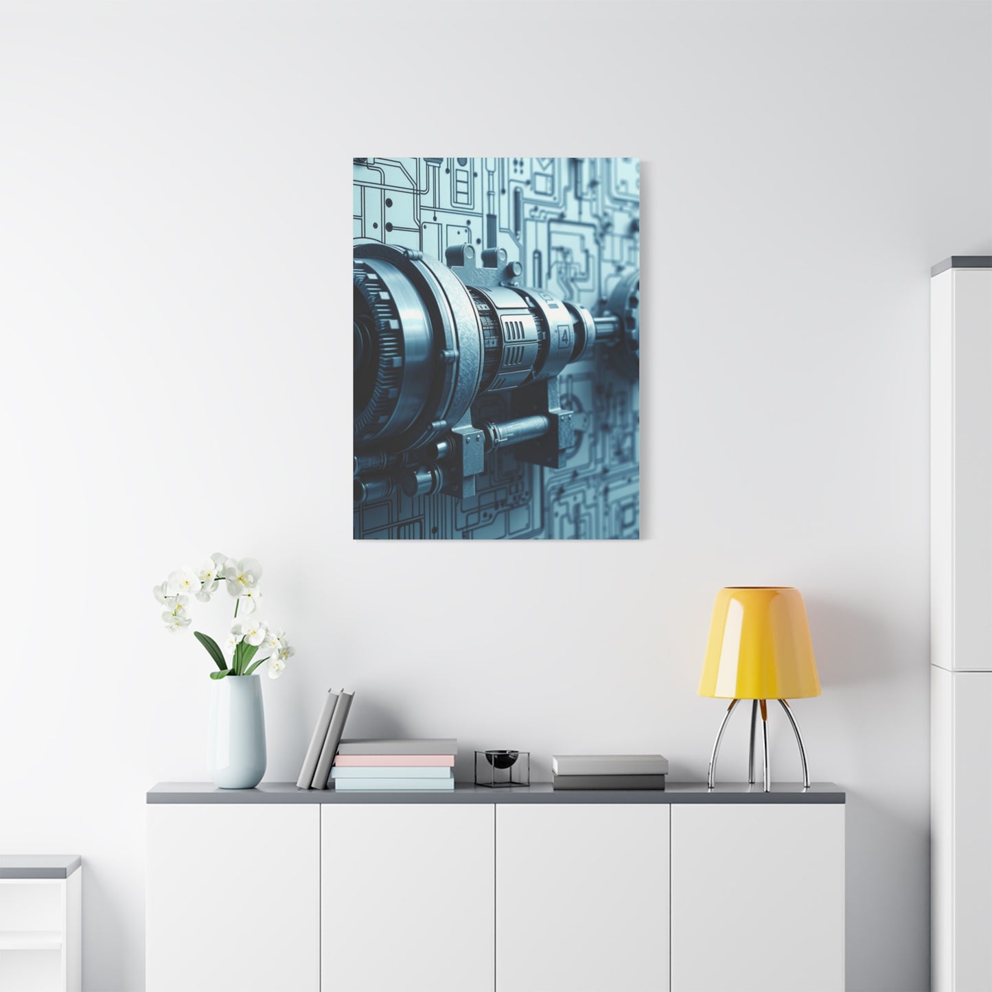 Engineering & Machinery Blueprints Art Supreme Gallery Wall Art & Canvas Print