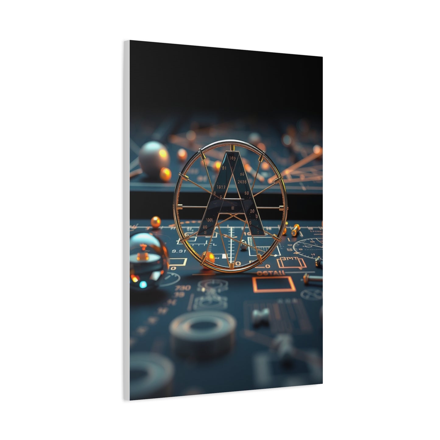 Mathematics Art Luxury Canvas Wall Art & Canvas Print