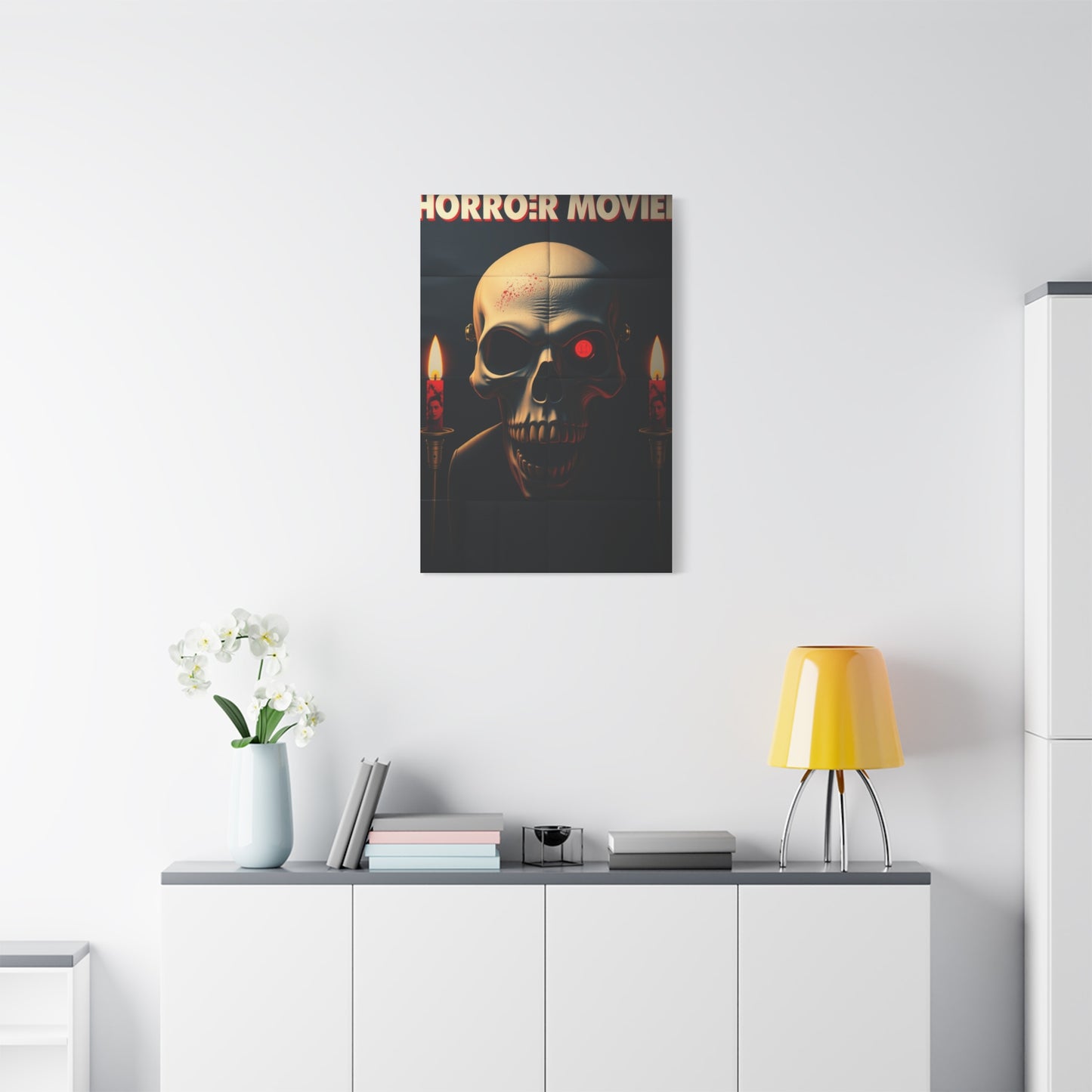 Masterpiece Horror Movie Posters Art Vision Wall Art & Canvas Print
