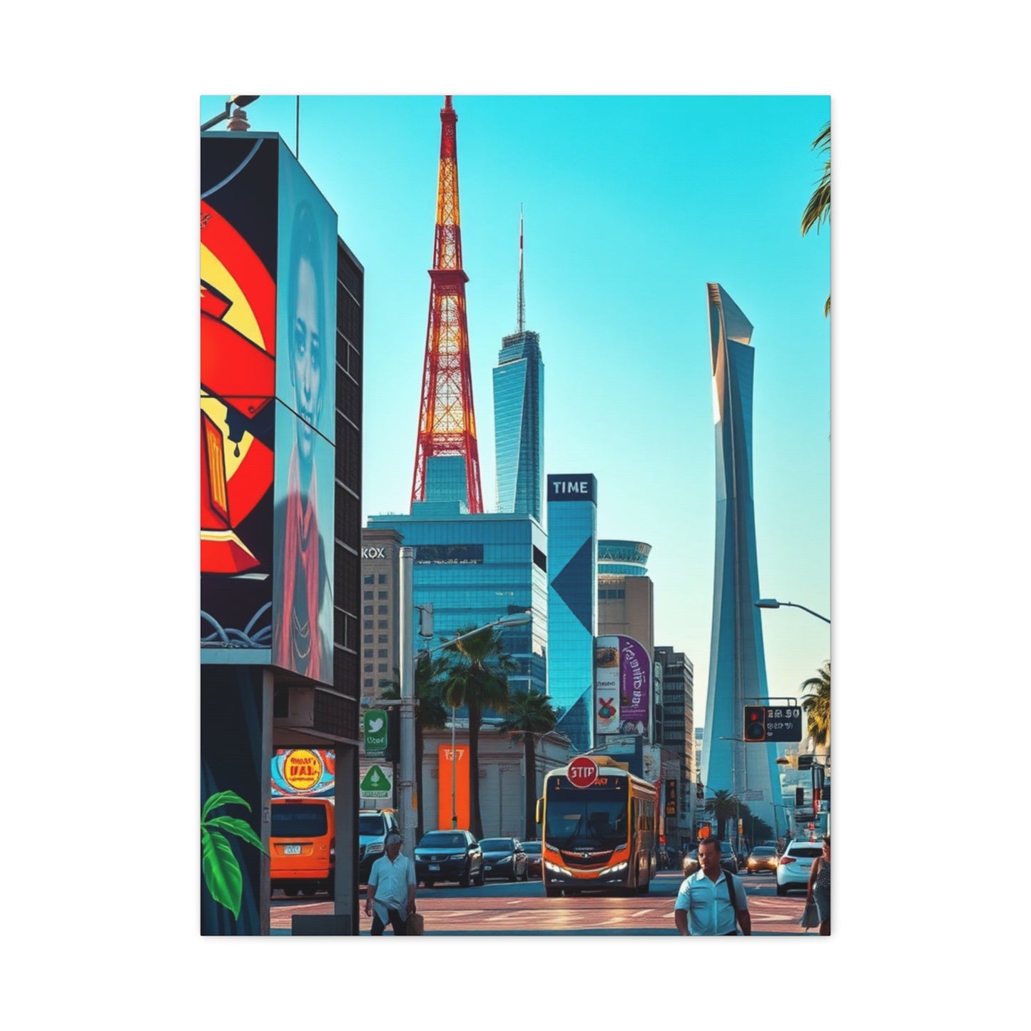 Supreme Los Angeles Art Collection Wall Art & Canvas Print