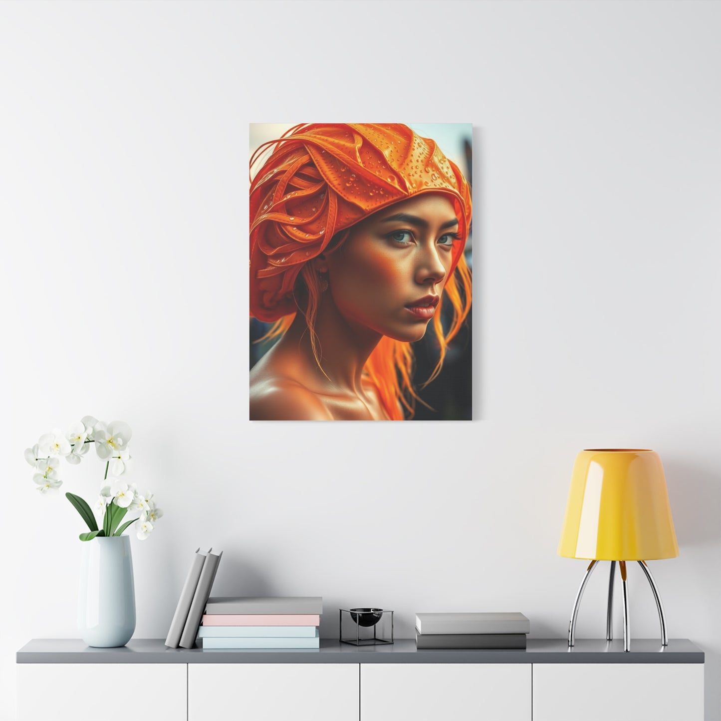 Pop of Orange Art Refined Canvas Wall Art & Canvas Print