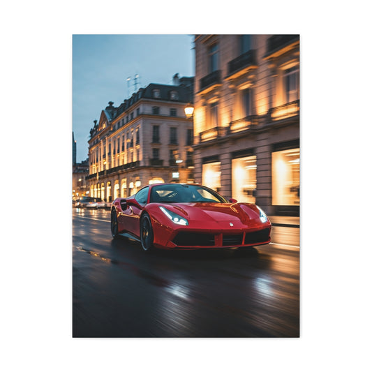 Ferrari 488 GTB Downtown Street Presence Wall Art & Canvas Prints