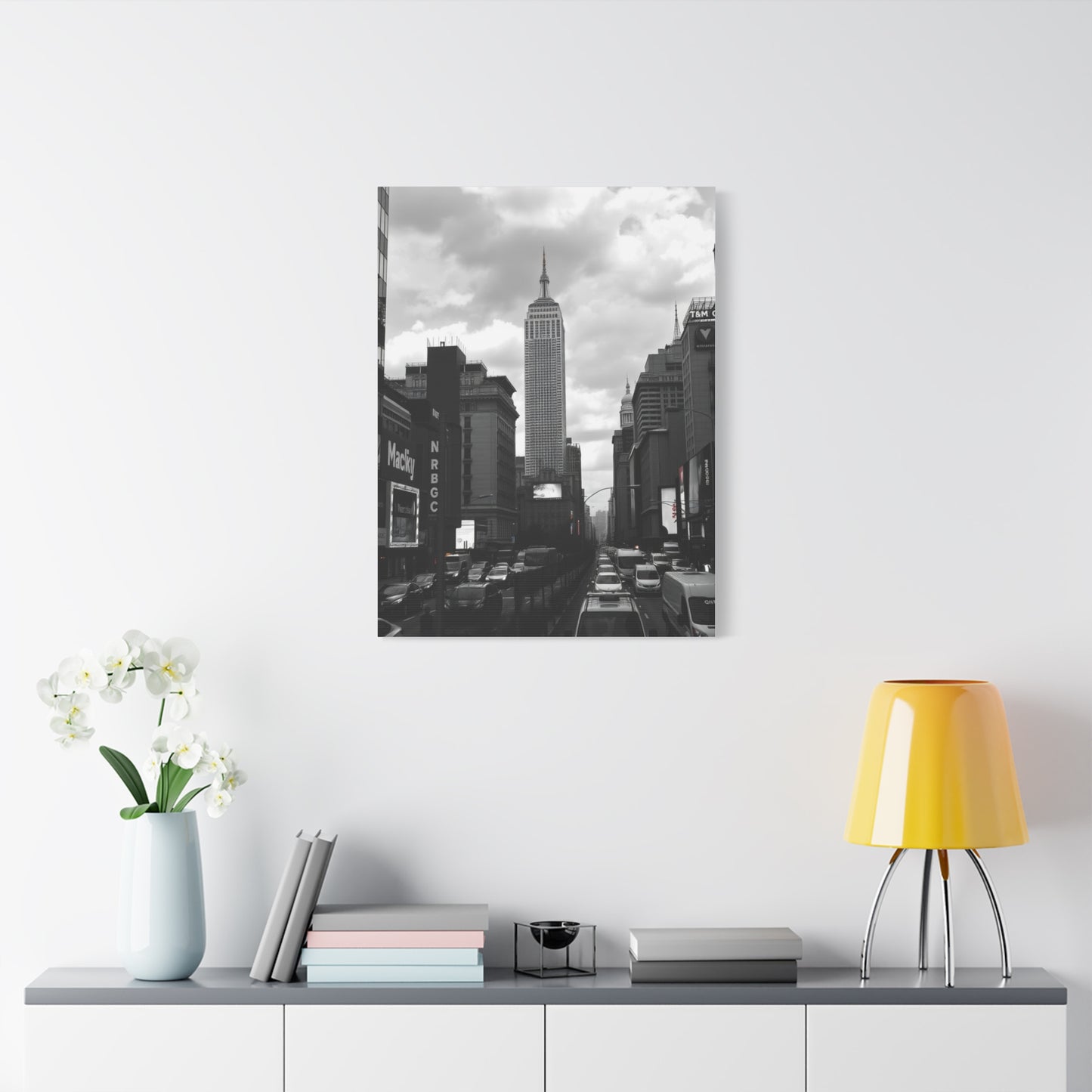 Masterpiece Black & White Cityscapes Art Vision Wall Art & Canvas Print