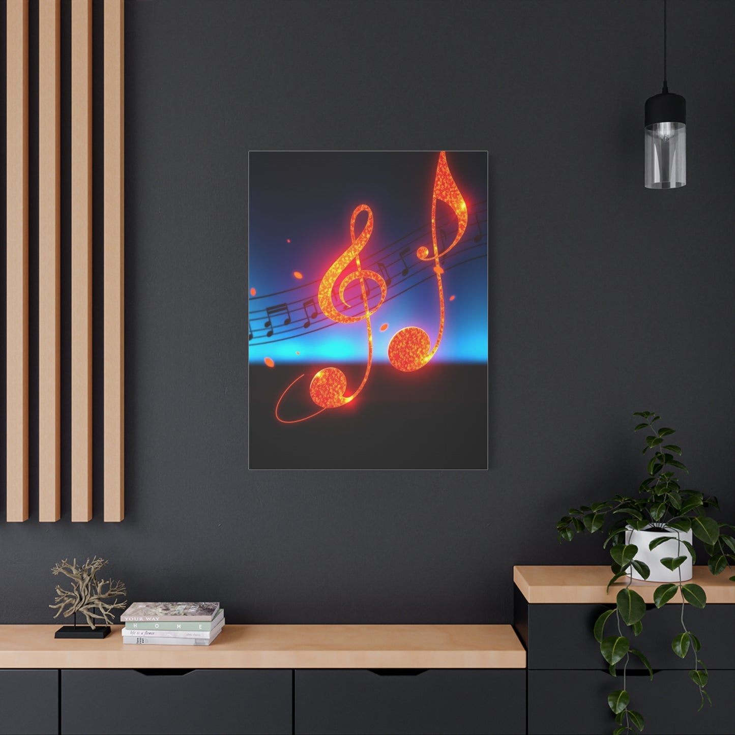 Musical Notes Art Refined Canvas Wall Art & Canvas Print